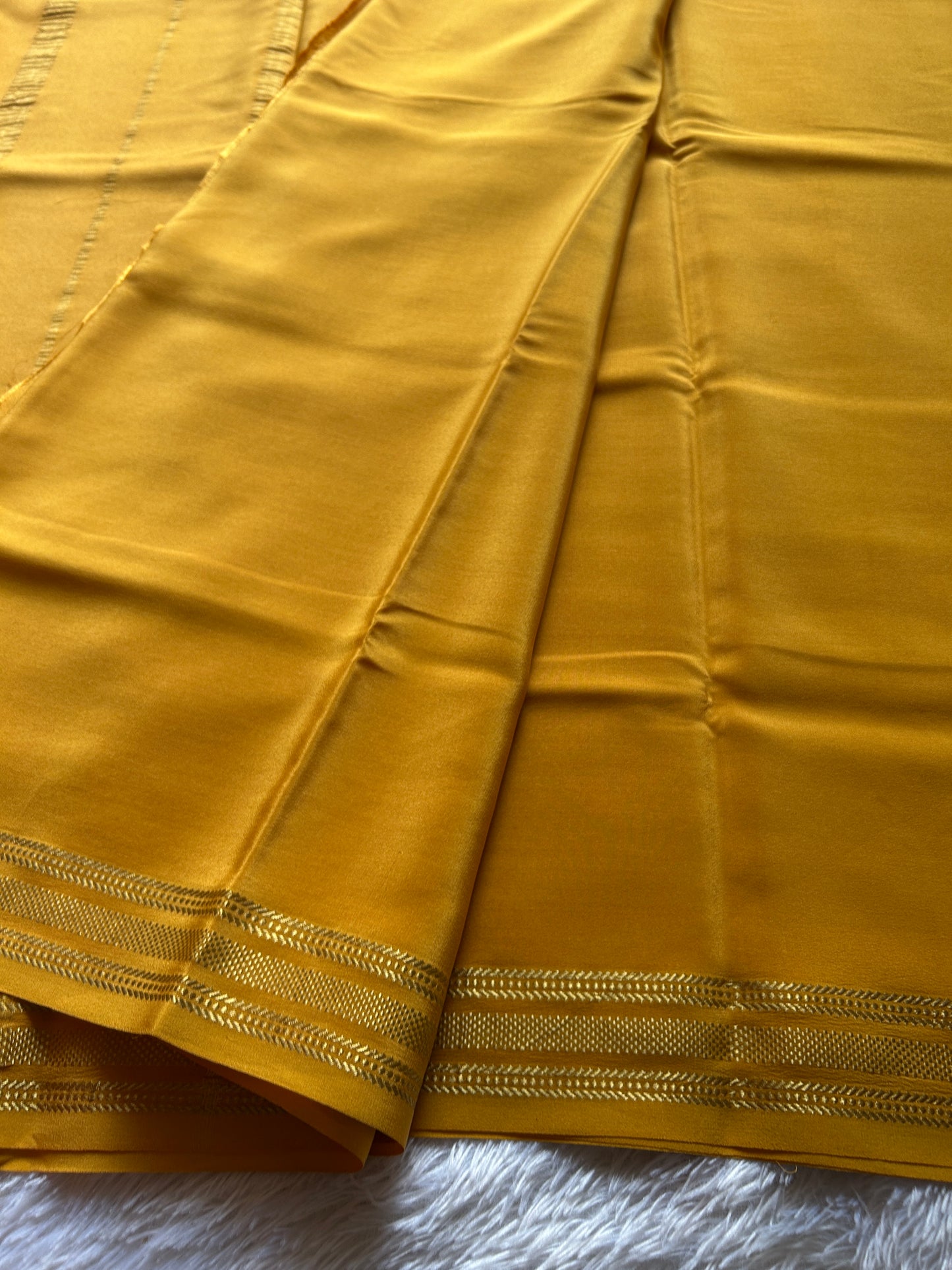 Unnathi : Solid Mustard yellow