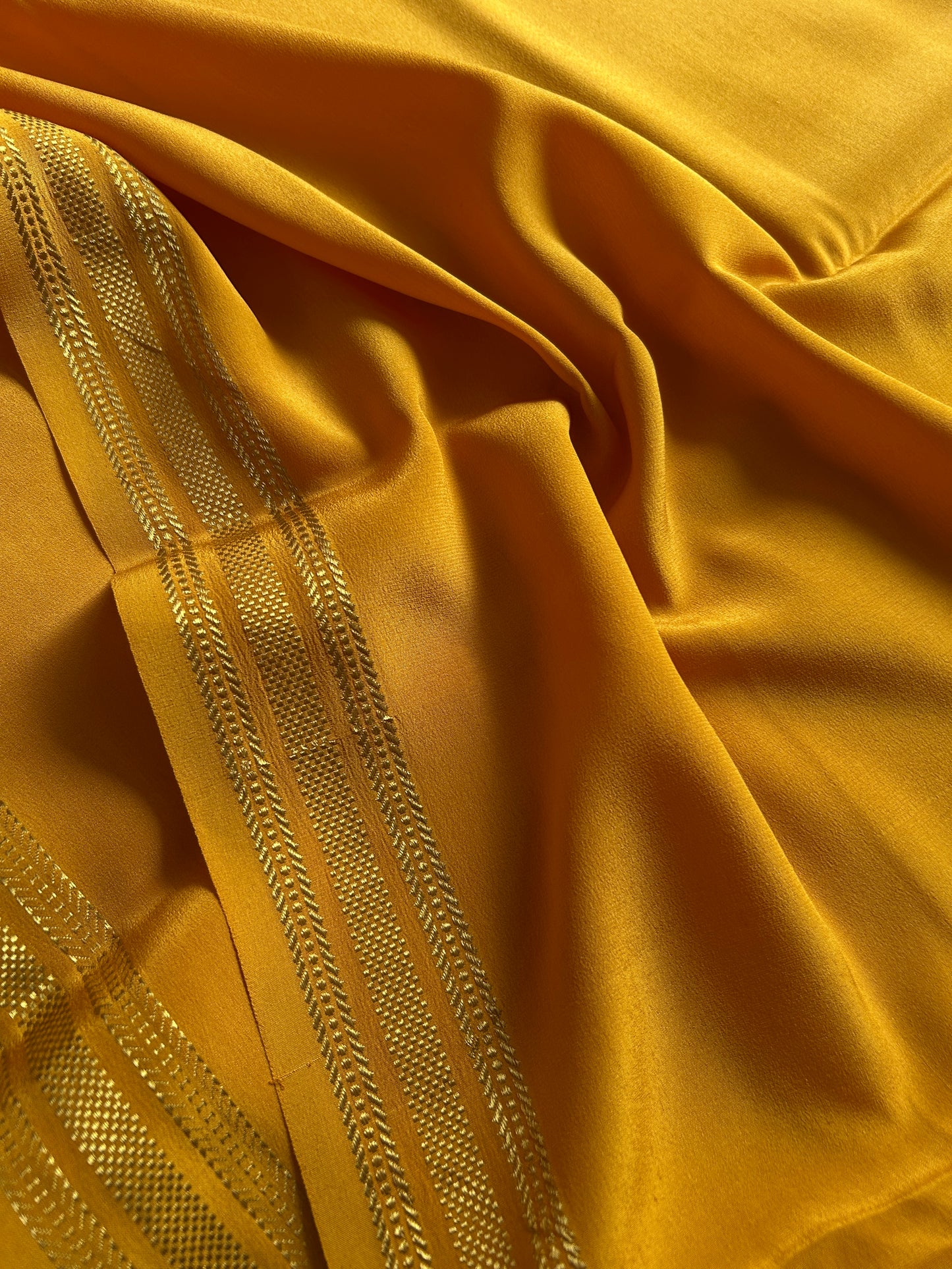 Unnathi : Solid Mustard yellow