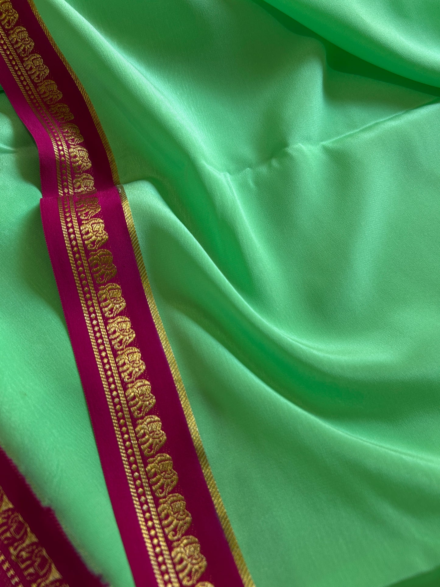 Gamani (2D) : Mint green-rani pink
