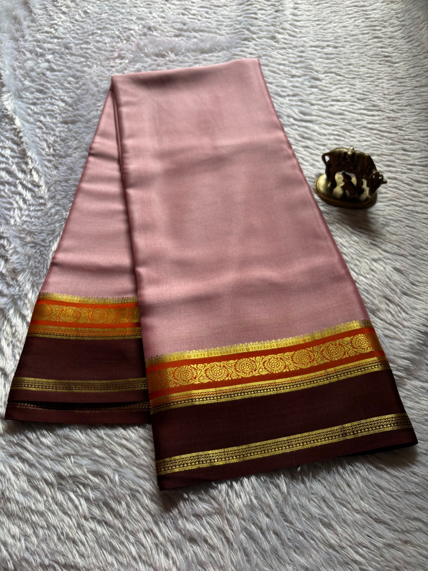 Tara (3D) : Pastel pink-orange-chocolate brown