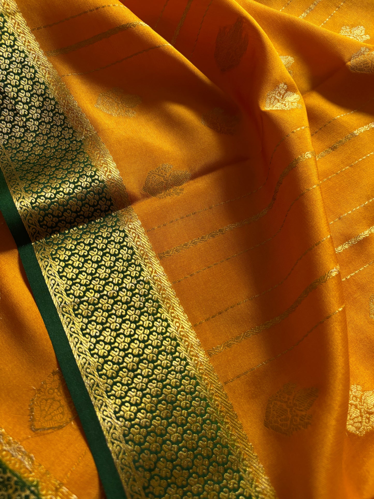 Sangeetha (2D) : Golden yellow-green