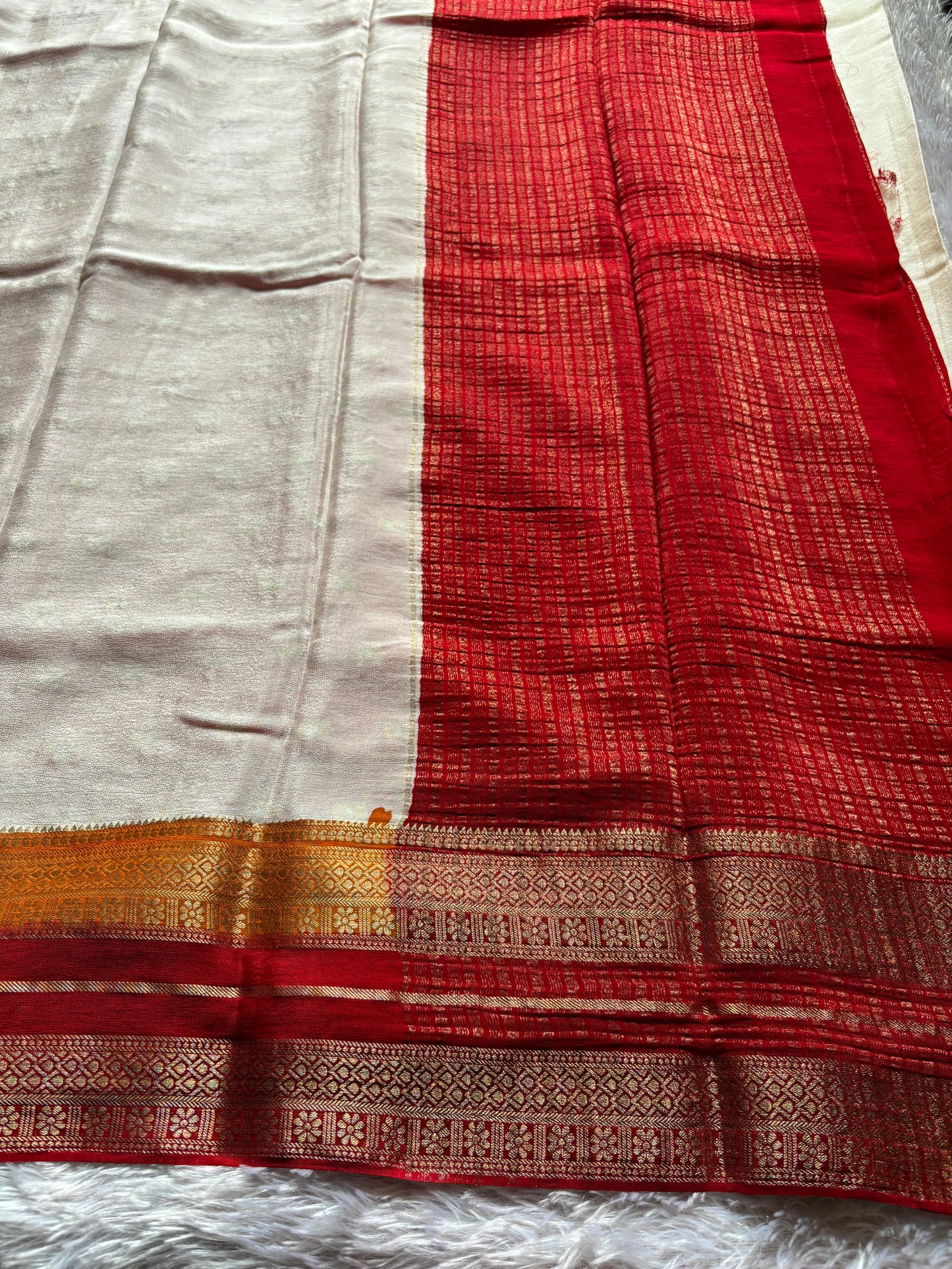 SS107 (3D) : Off white-orange-red