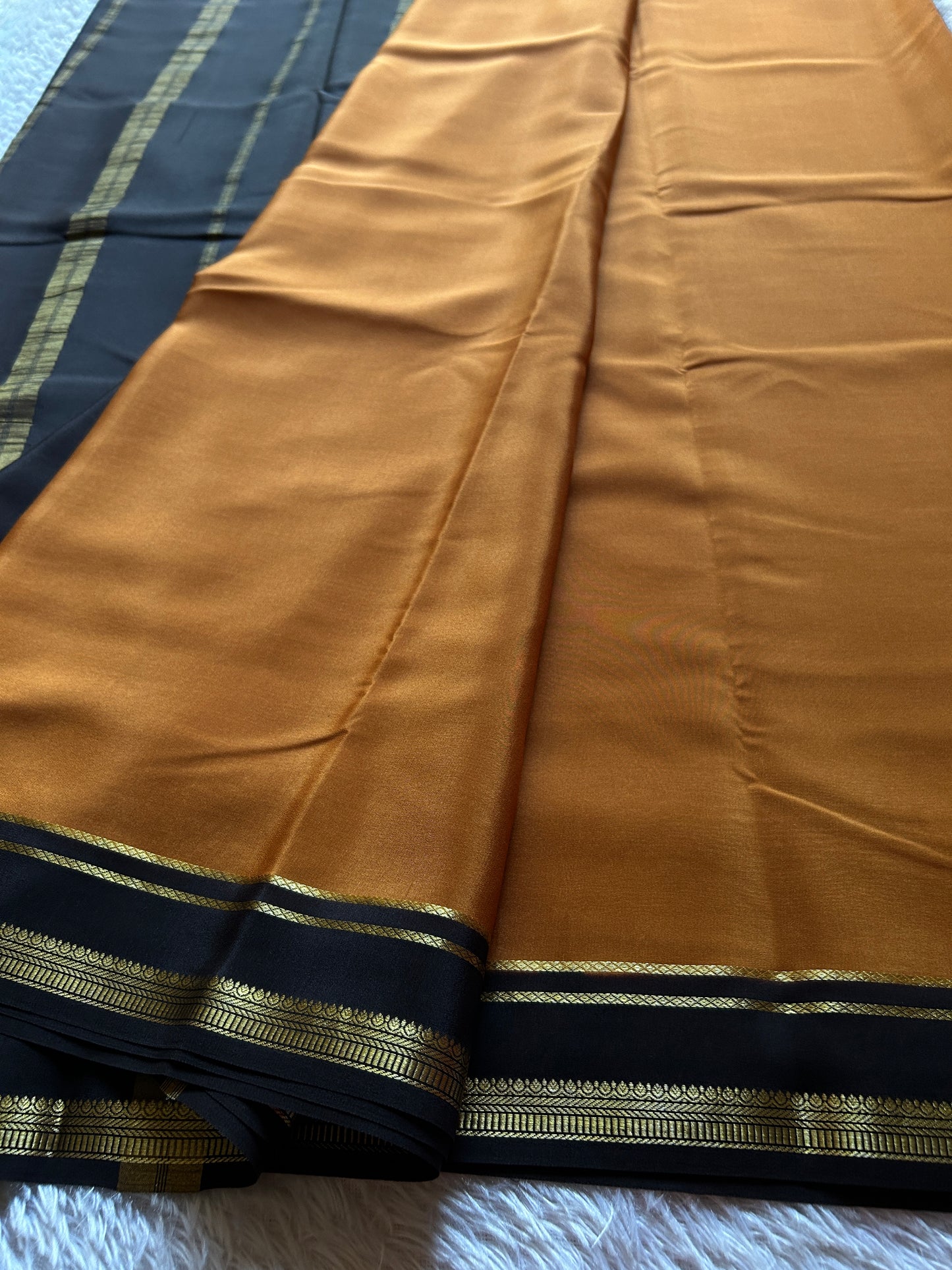 Sumathi (2D) : Burnt orange-black