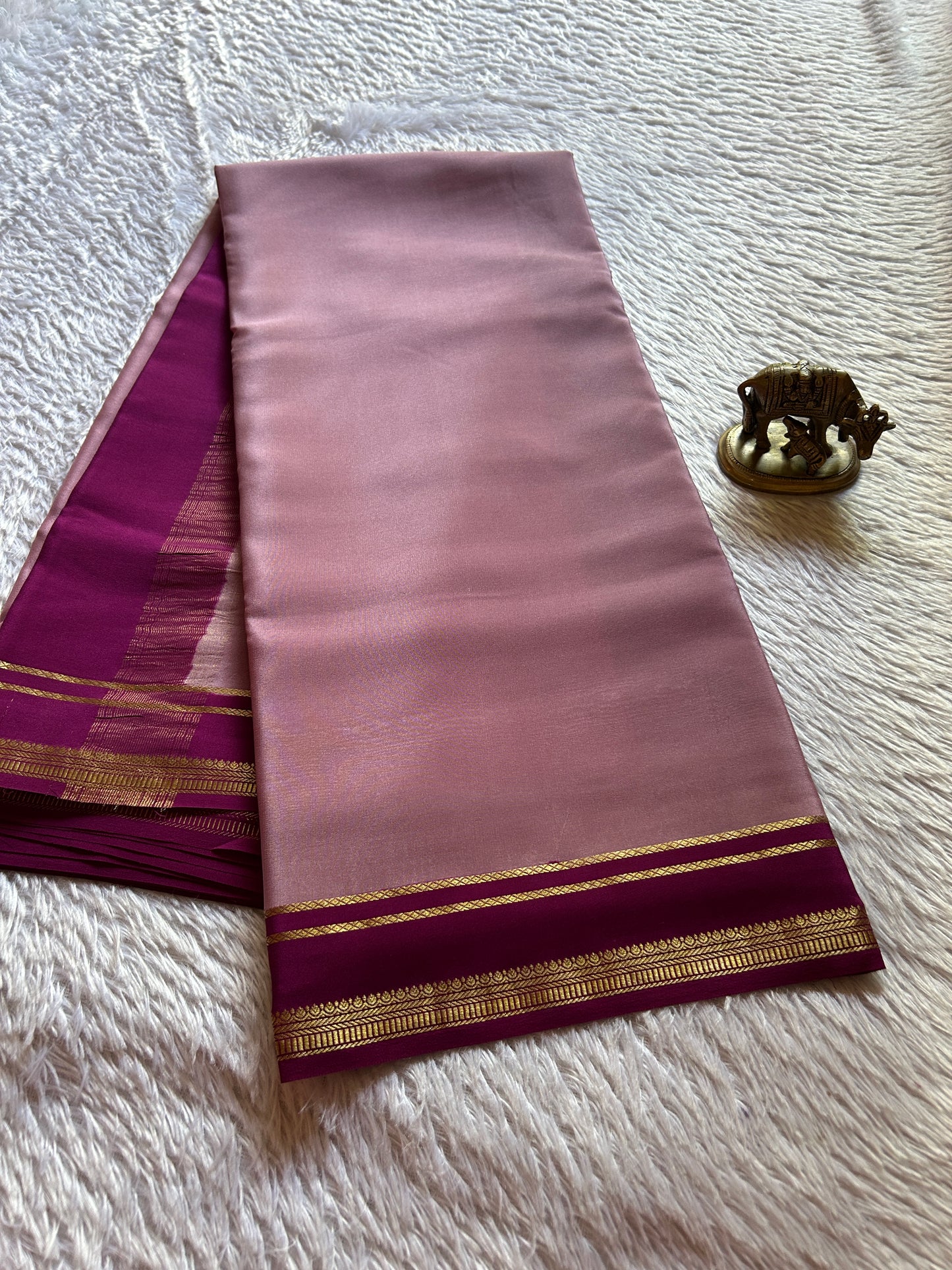 Sumathi (2D) : Powder pink-magenta