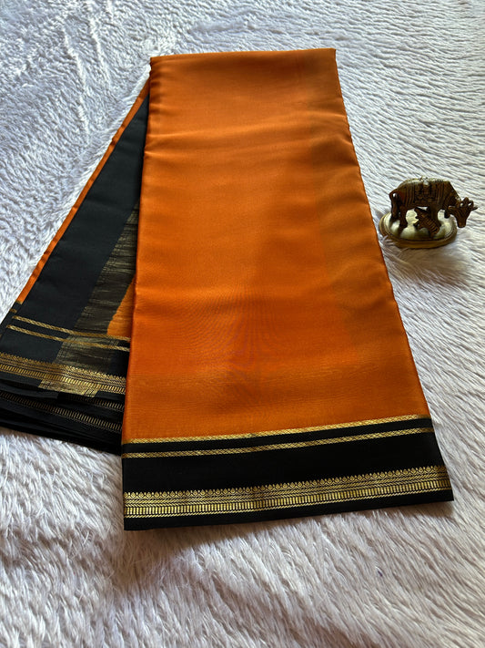 Sumathi (2D) : Rust orange-black