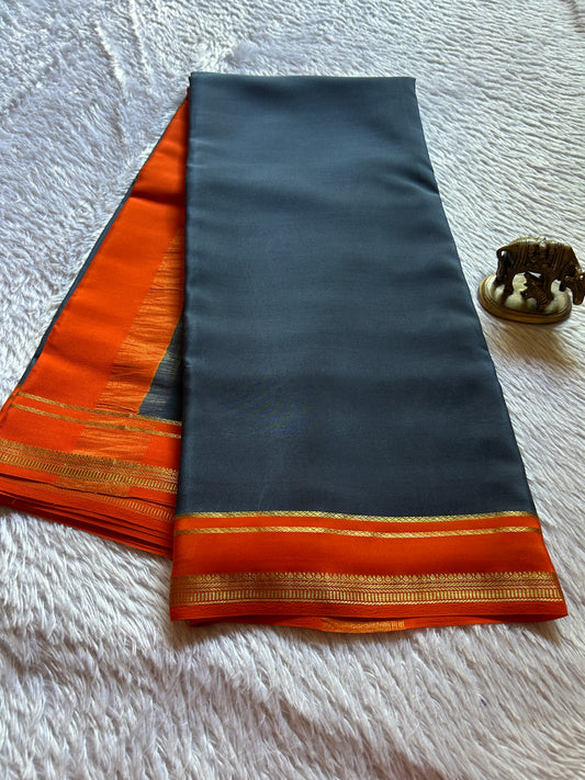 Sumathi (2D) : Slate grey-orange