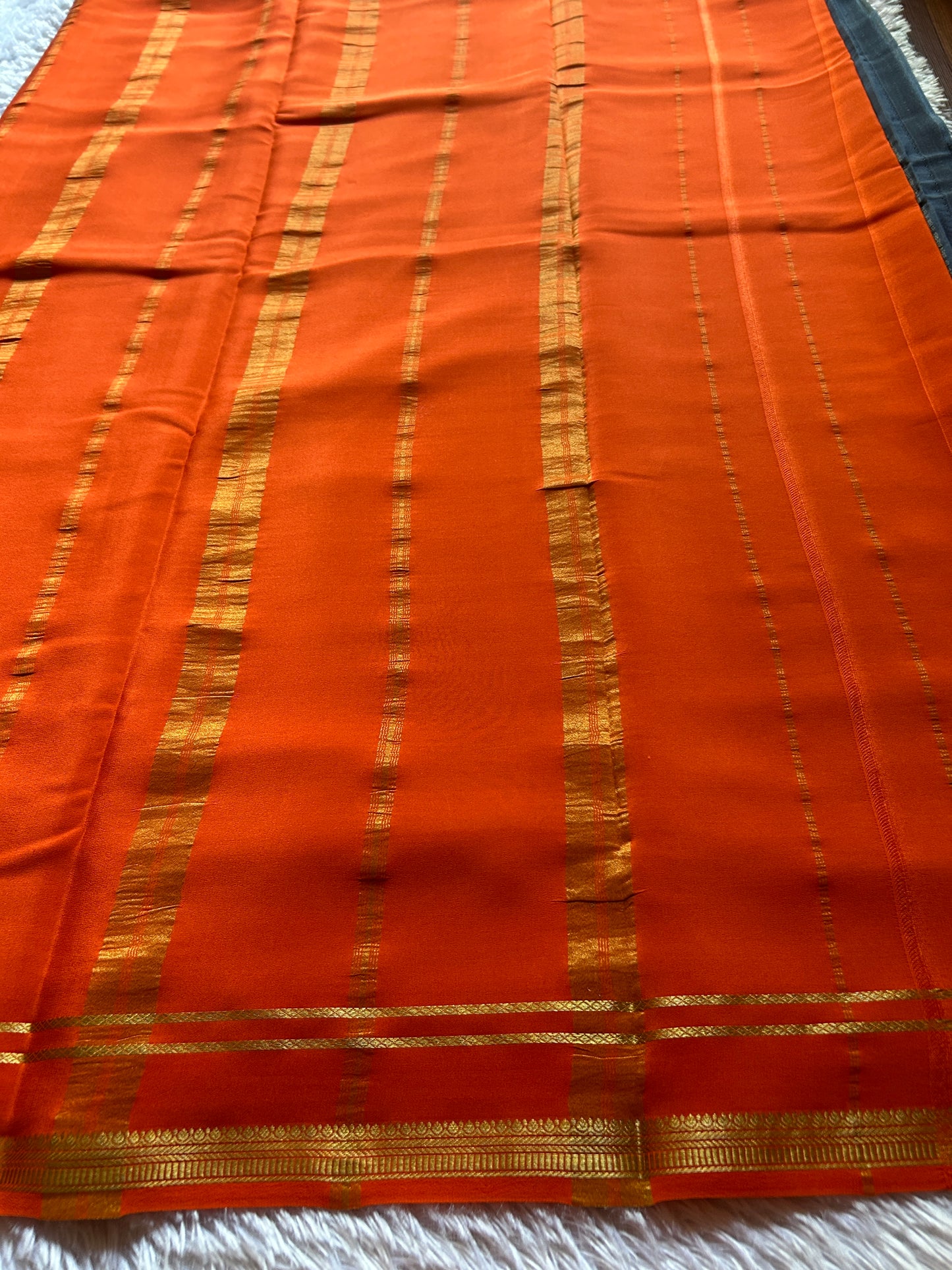 Sumathi (2D) : Slate grey-orange