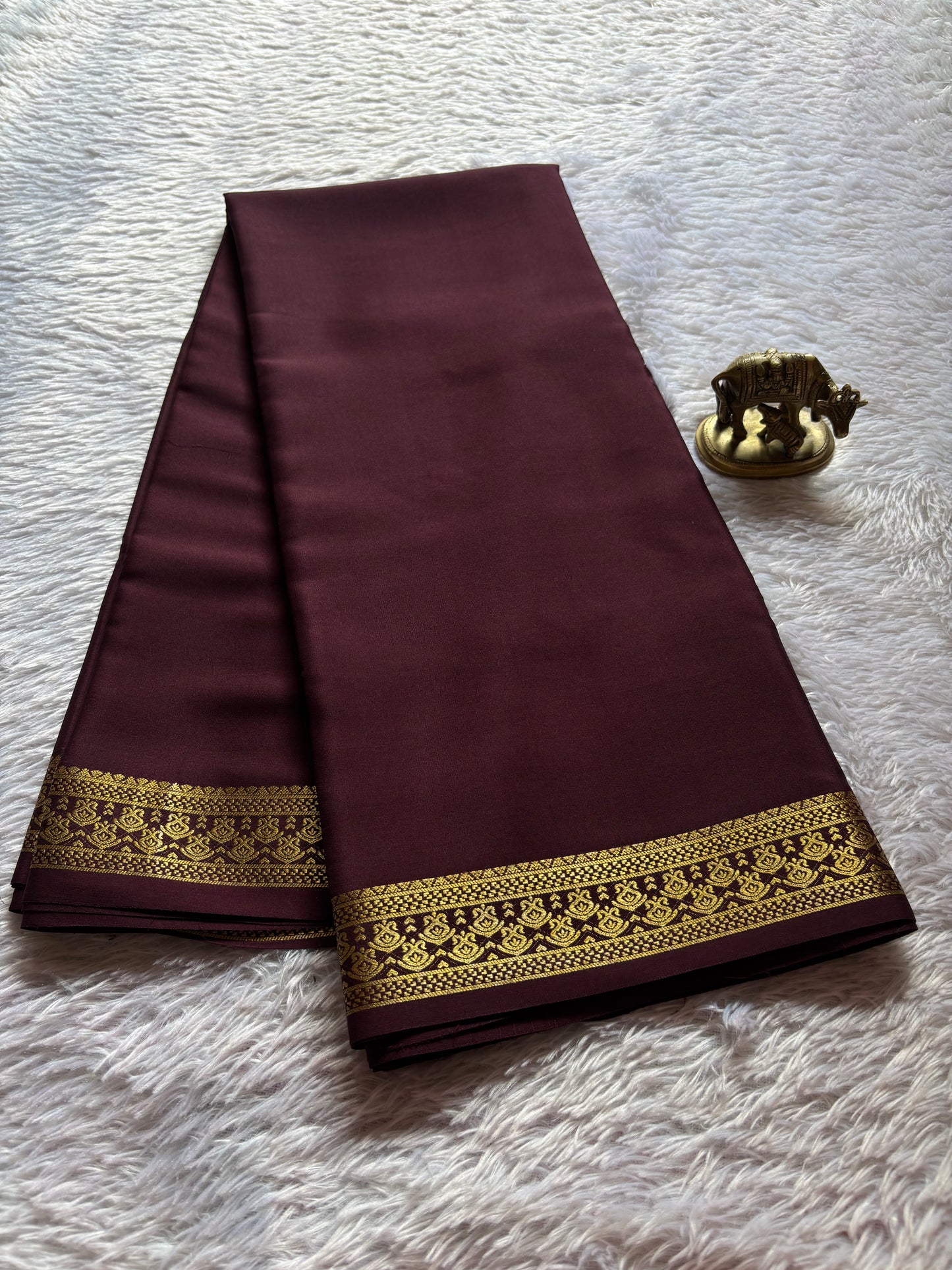 Shilpa : Solid Chocolate brown