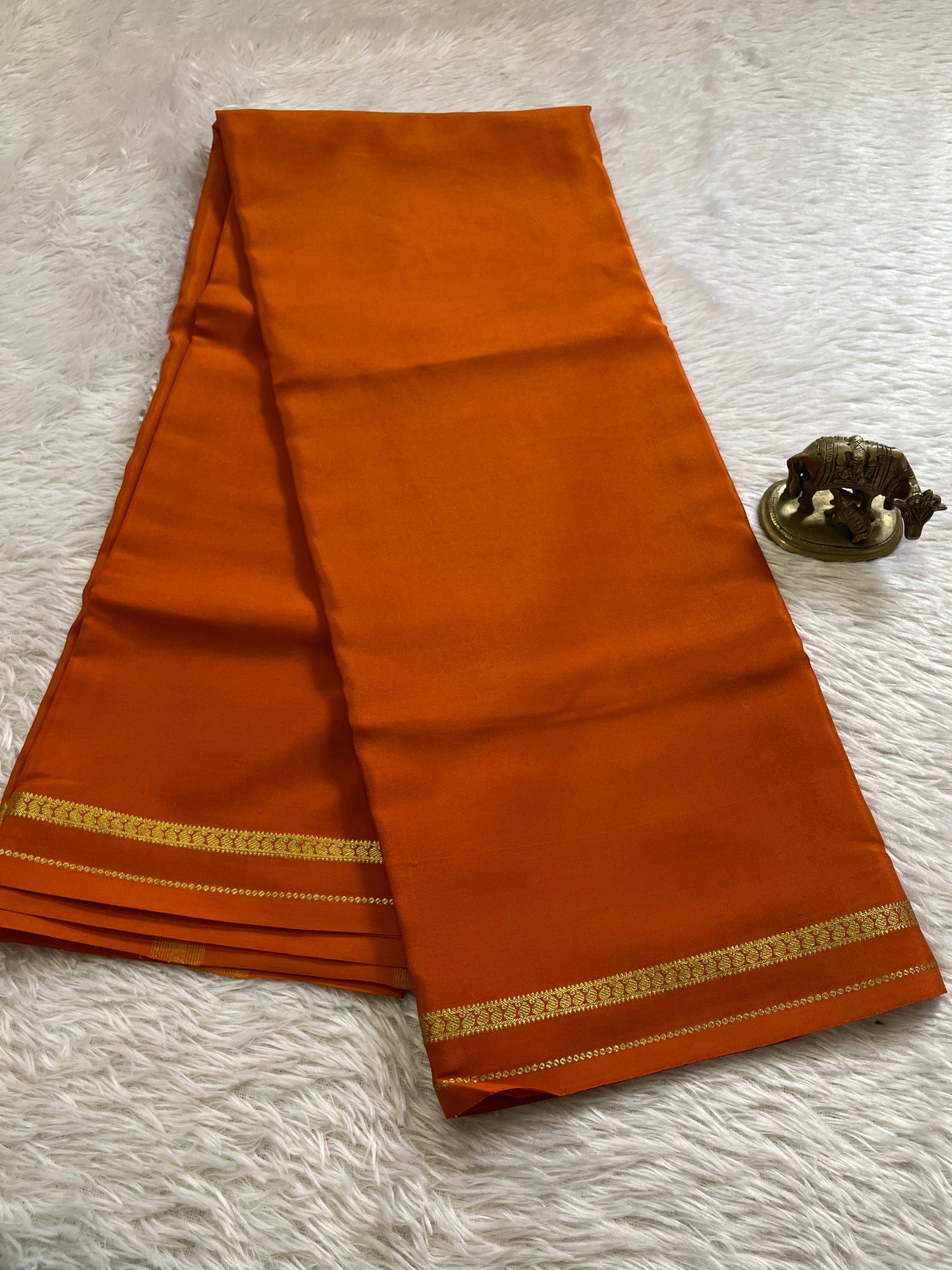 Deepa : Solid Rust orange