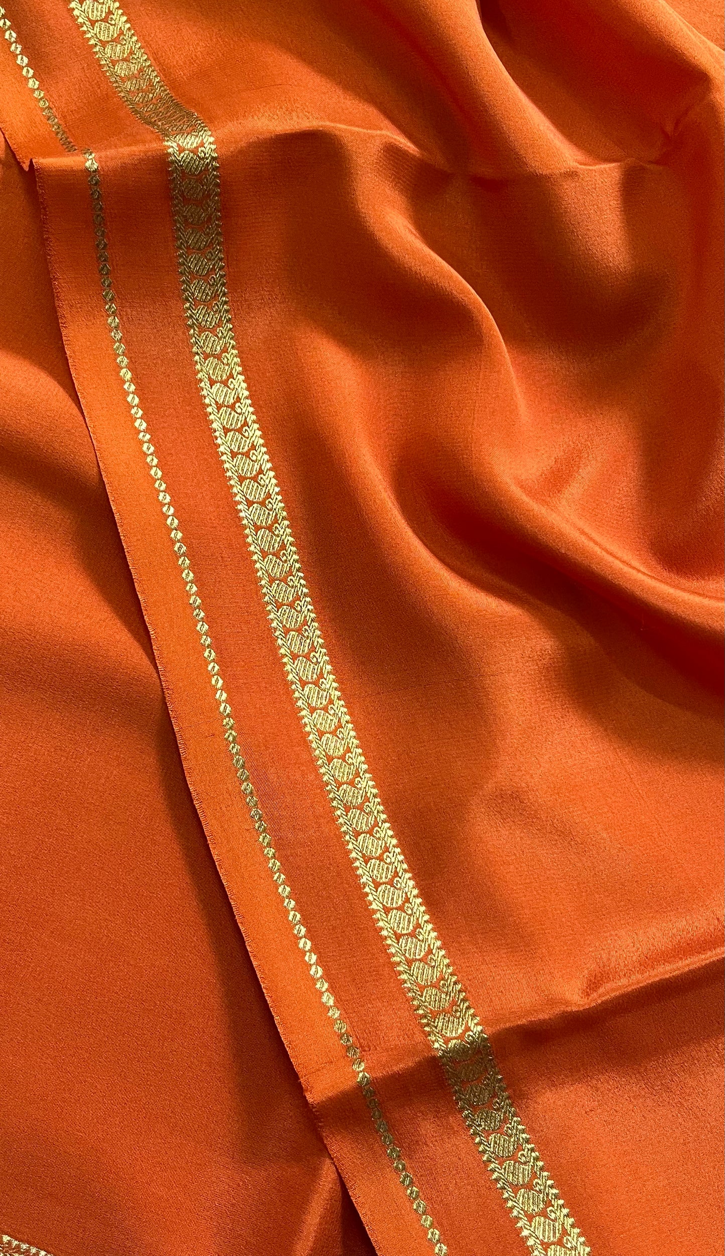 Deepa : Solid Rust orange