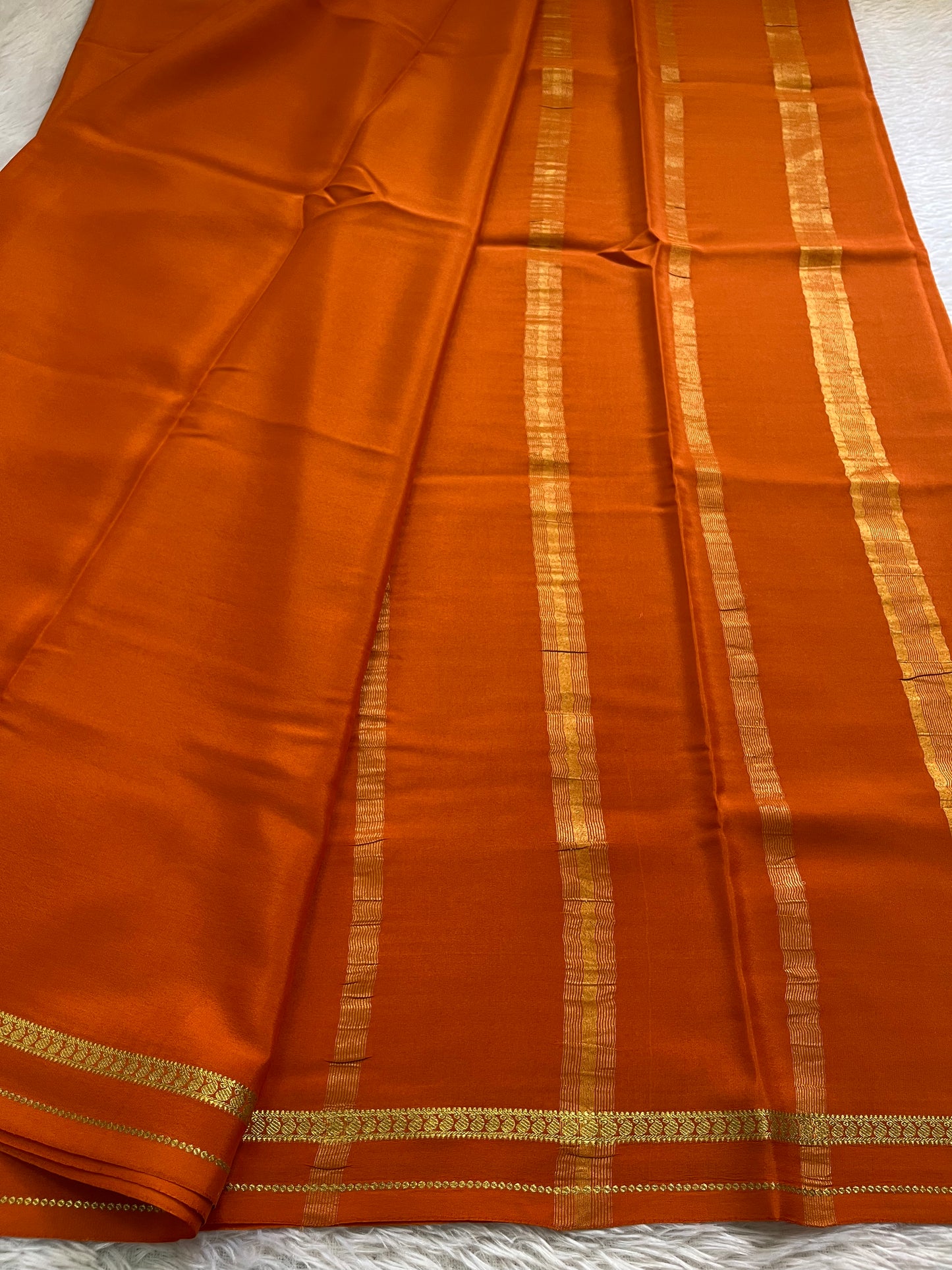 Deepa : Solid Rust orange