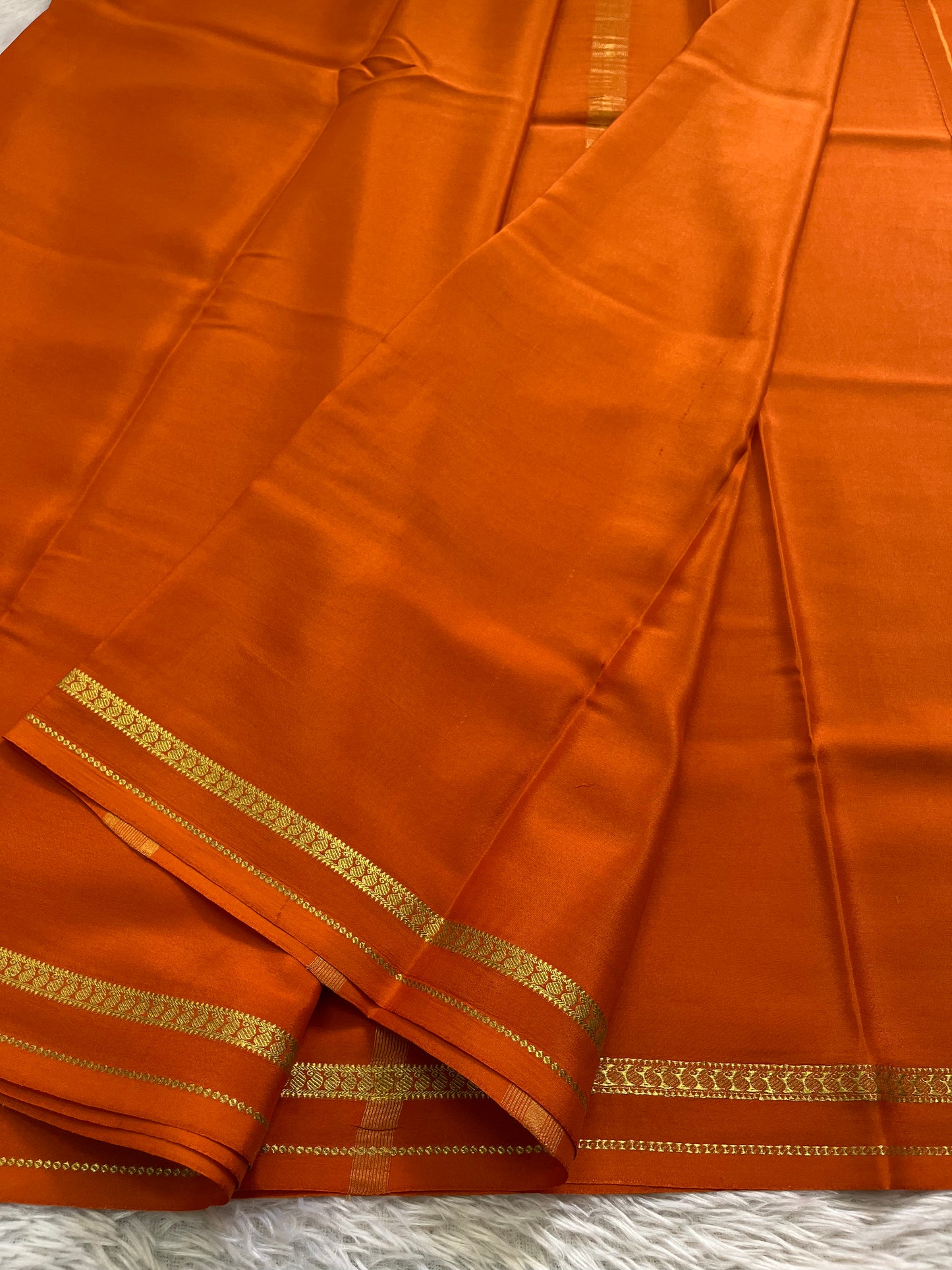 Deepa : Solid Rust orange