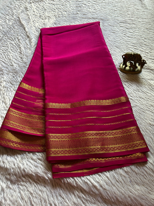 Kaveri : Solid Rani pink