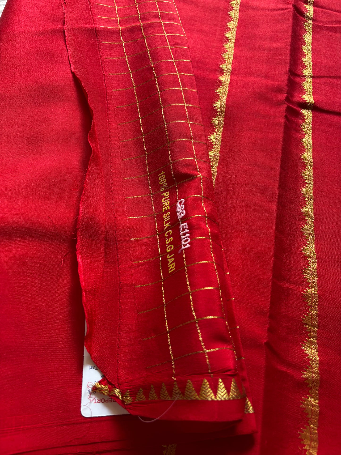 Malavika : Solid Red