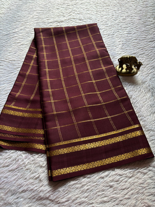 Vismaya : Solid Chocolate brown