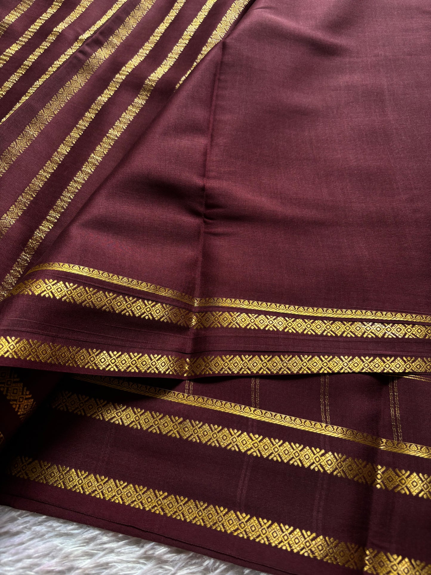 Vismaya : Solid Chocolate brown
