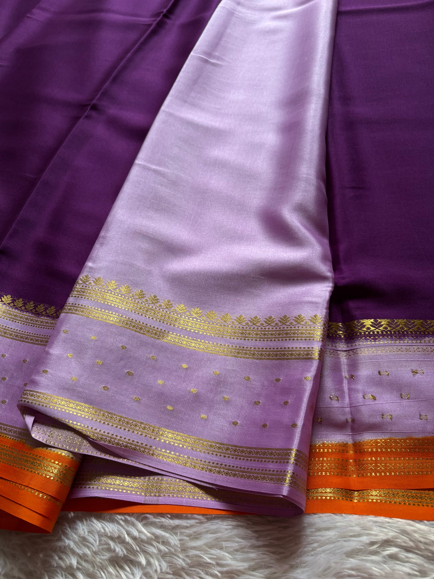Drishti (3D) : Purple-lavender-orange