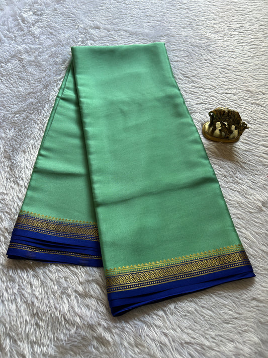 Preetha (2D) : Mint green-royal blue