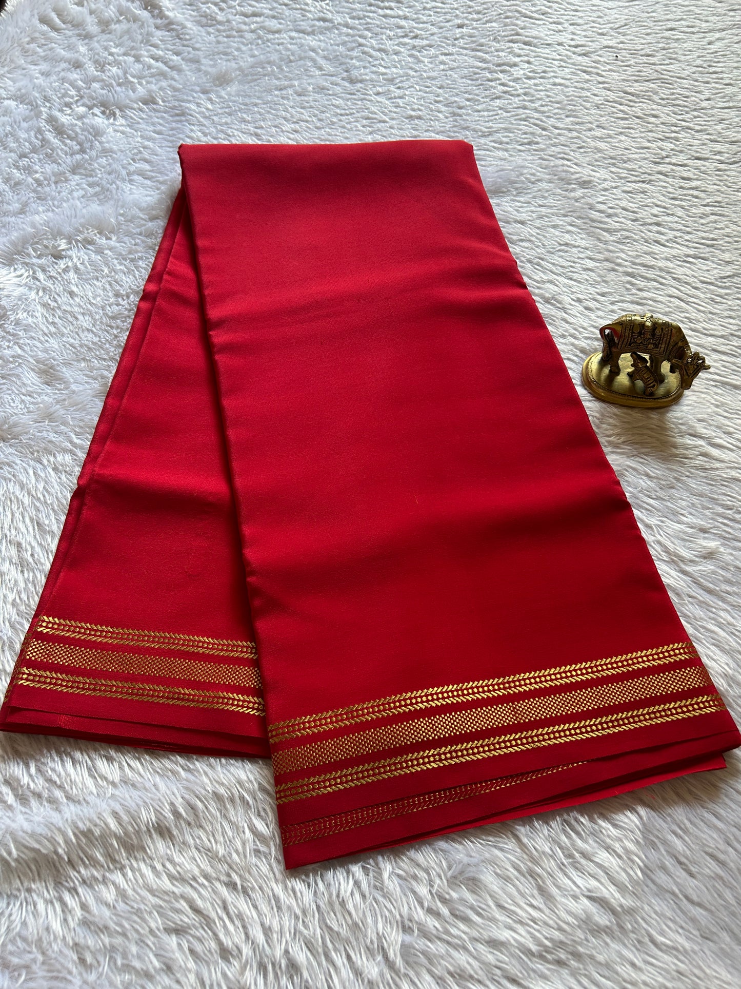 Unnathi : Solid Red