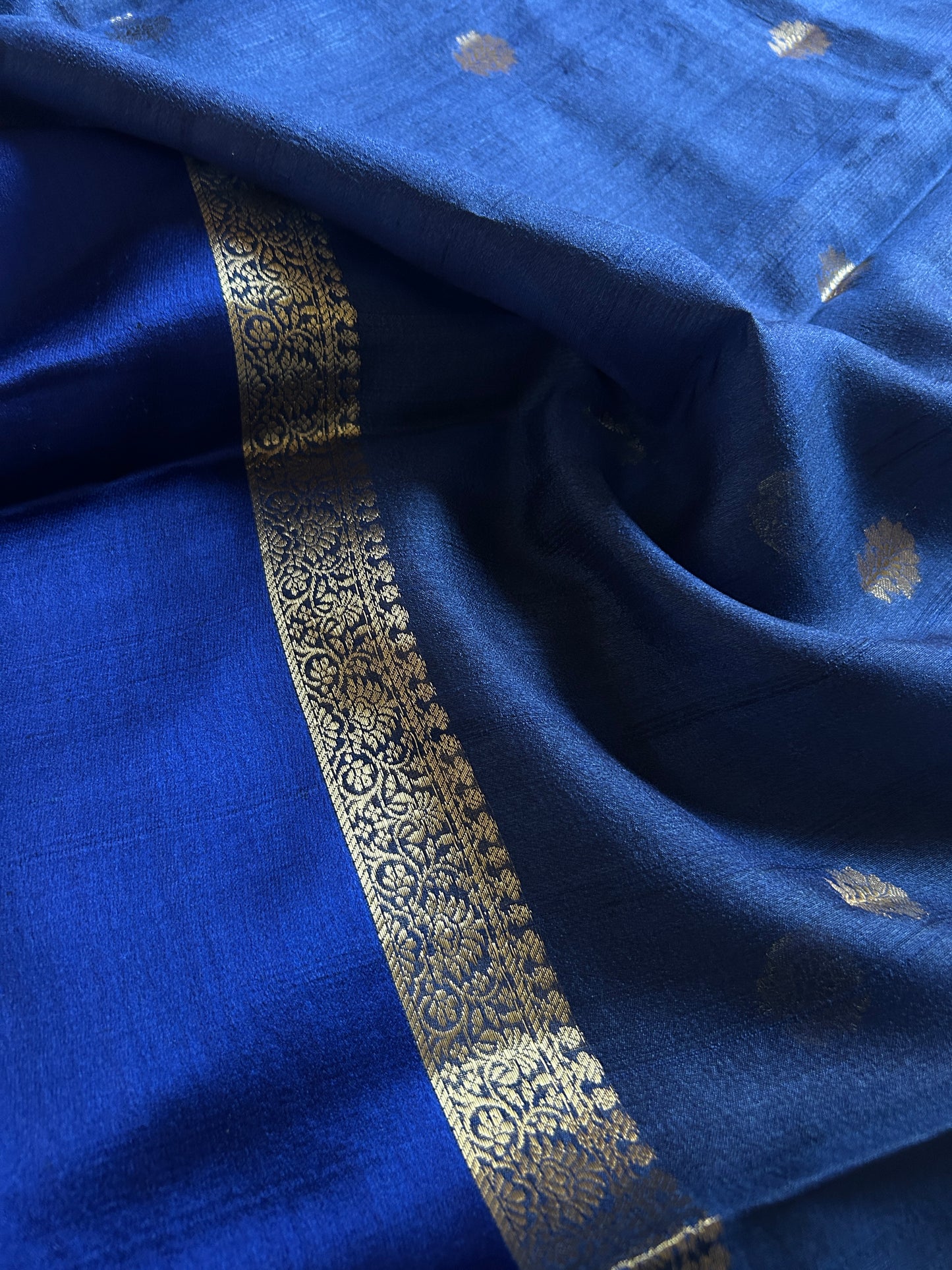 Sapna : Solid Cobalt blue