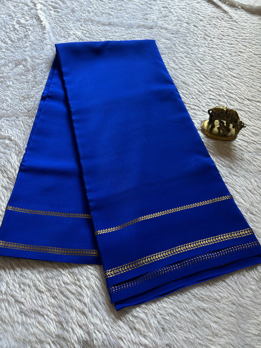 Indrani : Solid Royal blue
