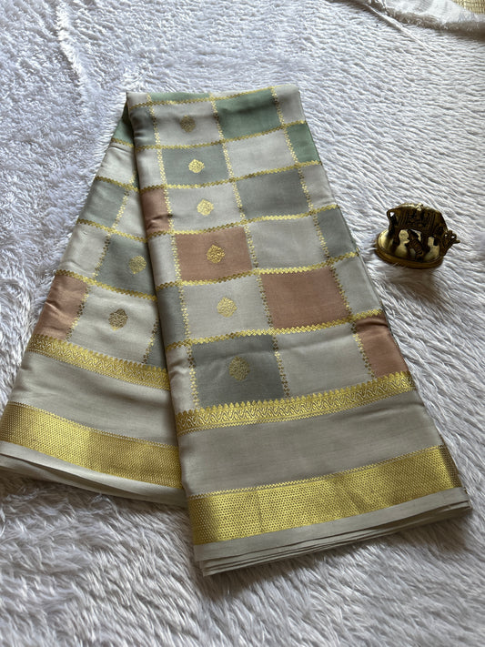 Nisha : Ombré Silver grey