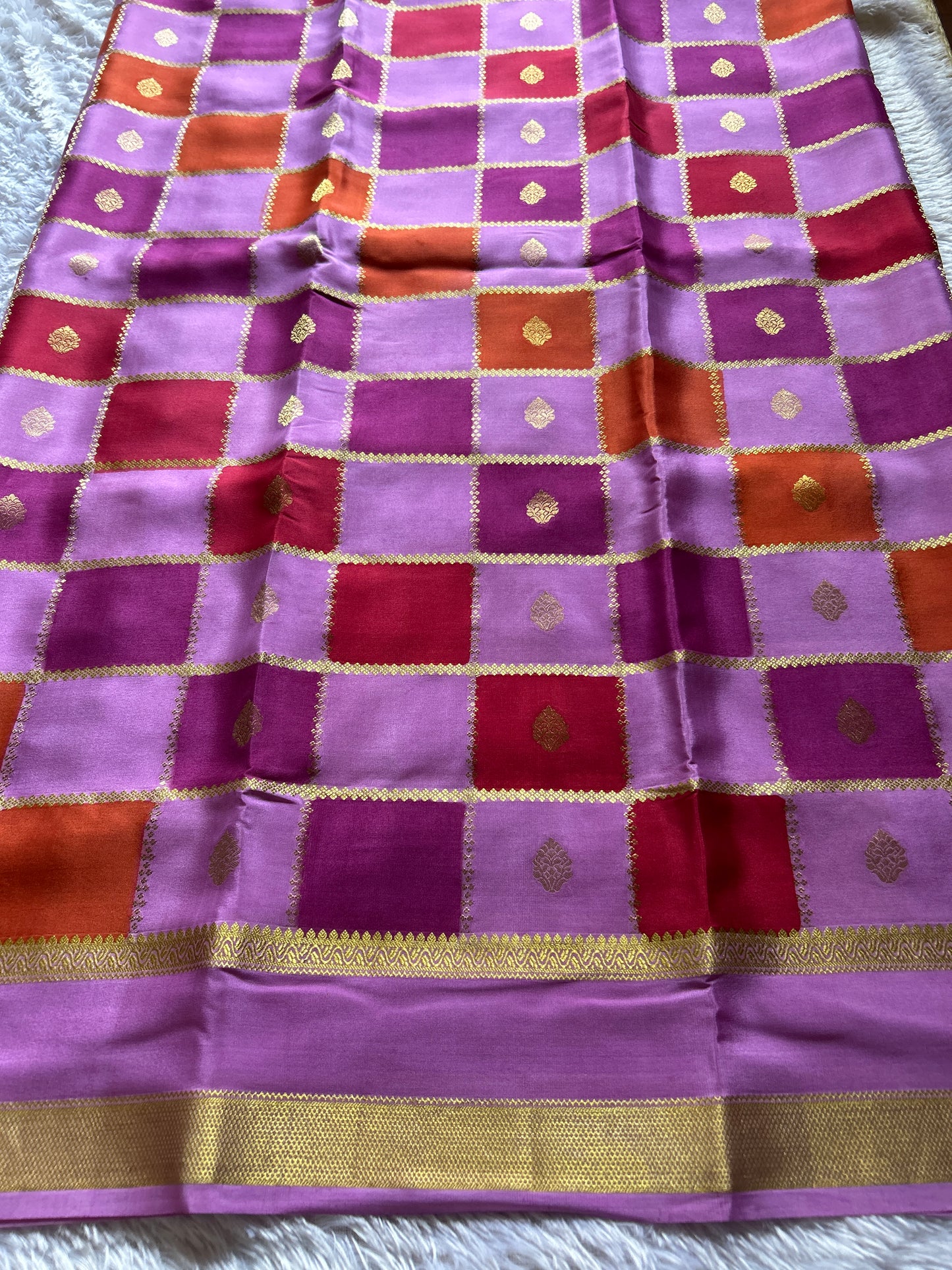 Nisha : Ombré Lavender pink