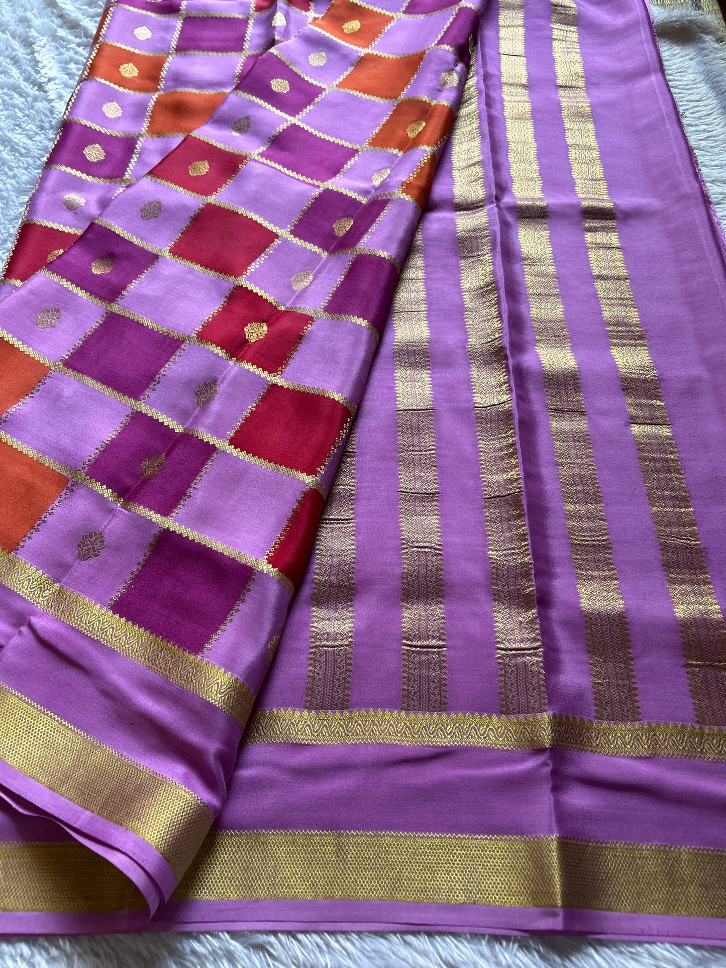 Nisha : Ombré Lavender pink