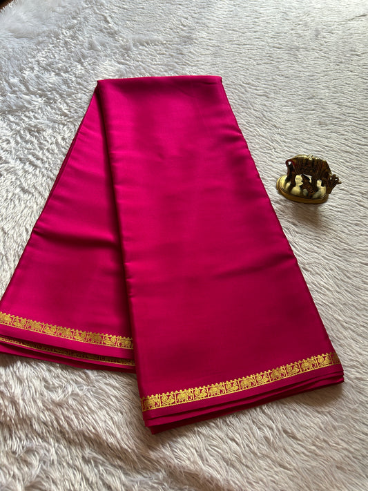 Gaana : Solid Hot pink