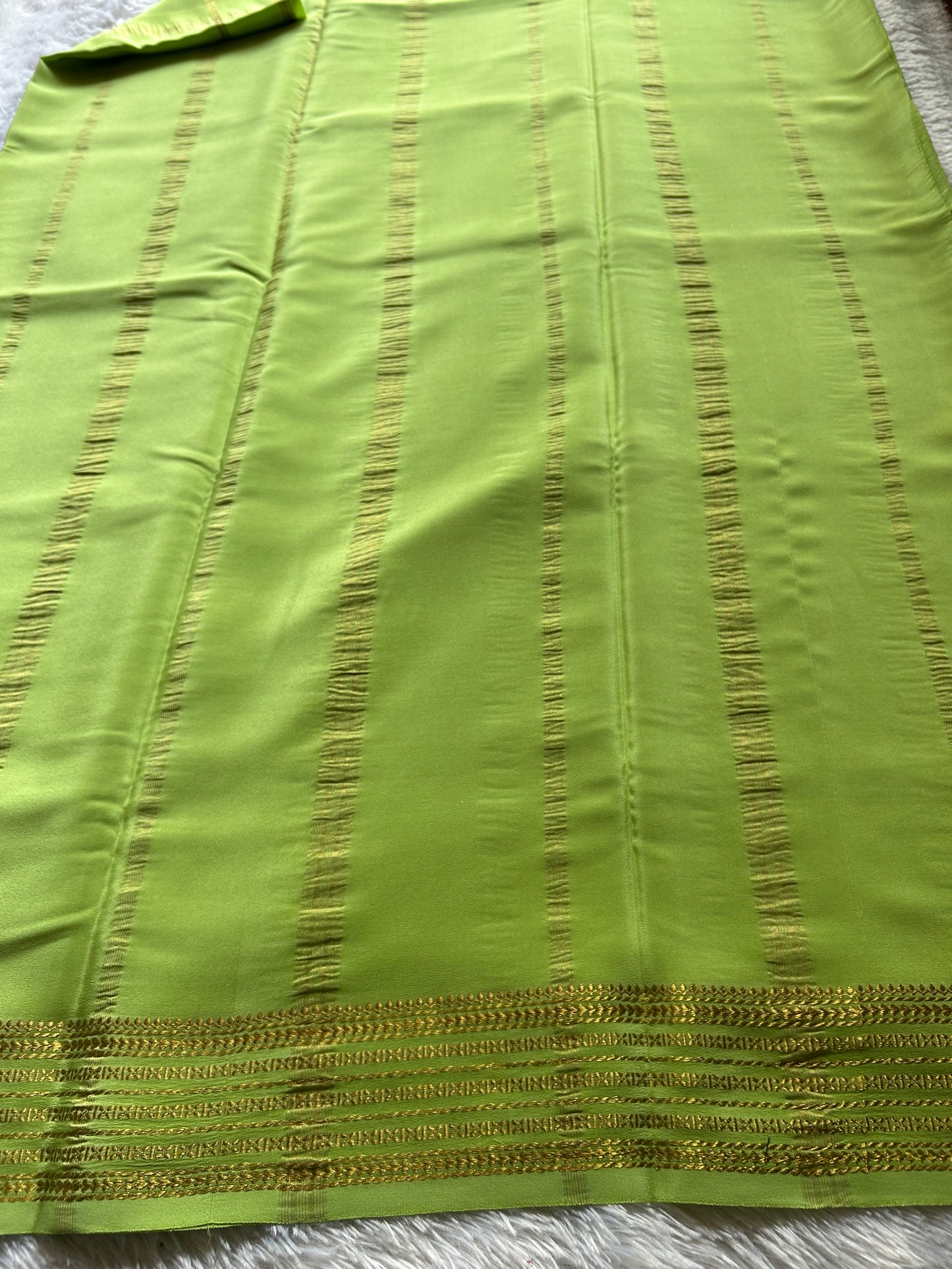 Akshaya : Solid Pista green