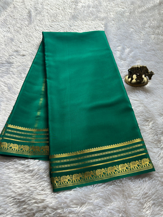 Eshwari : Solid Rama green