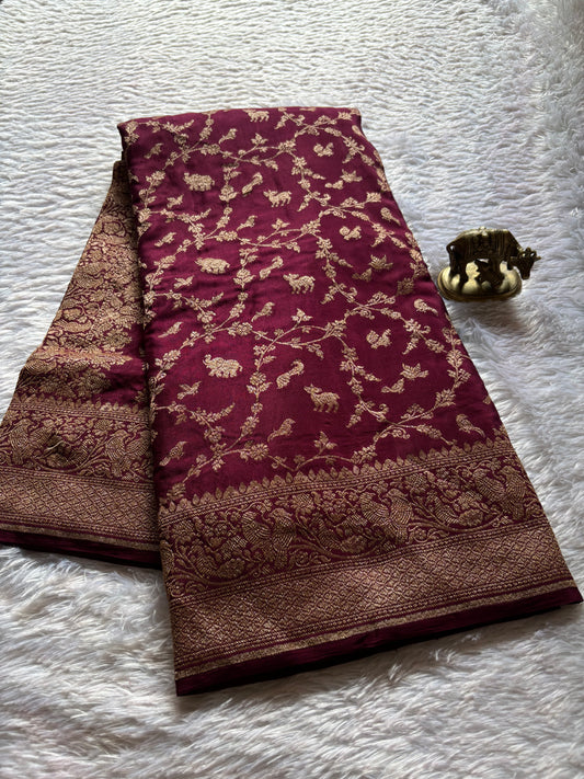 Milana : Solid Maroon