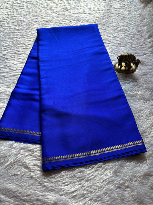 Rukmini : Solid Royal blue