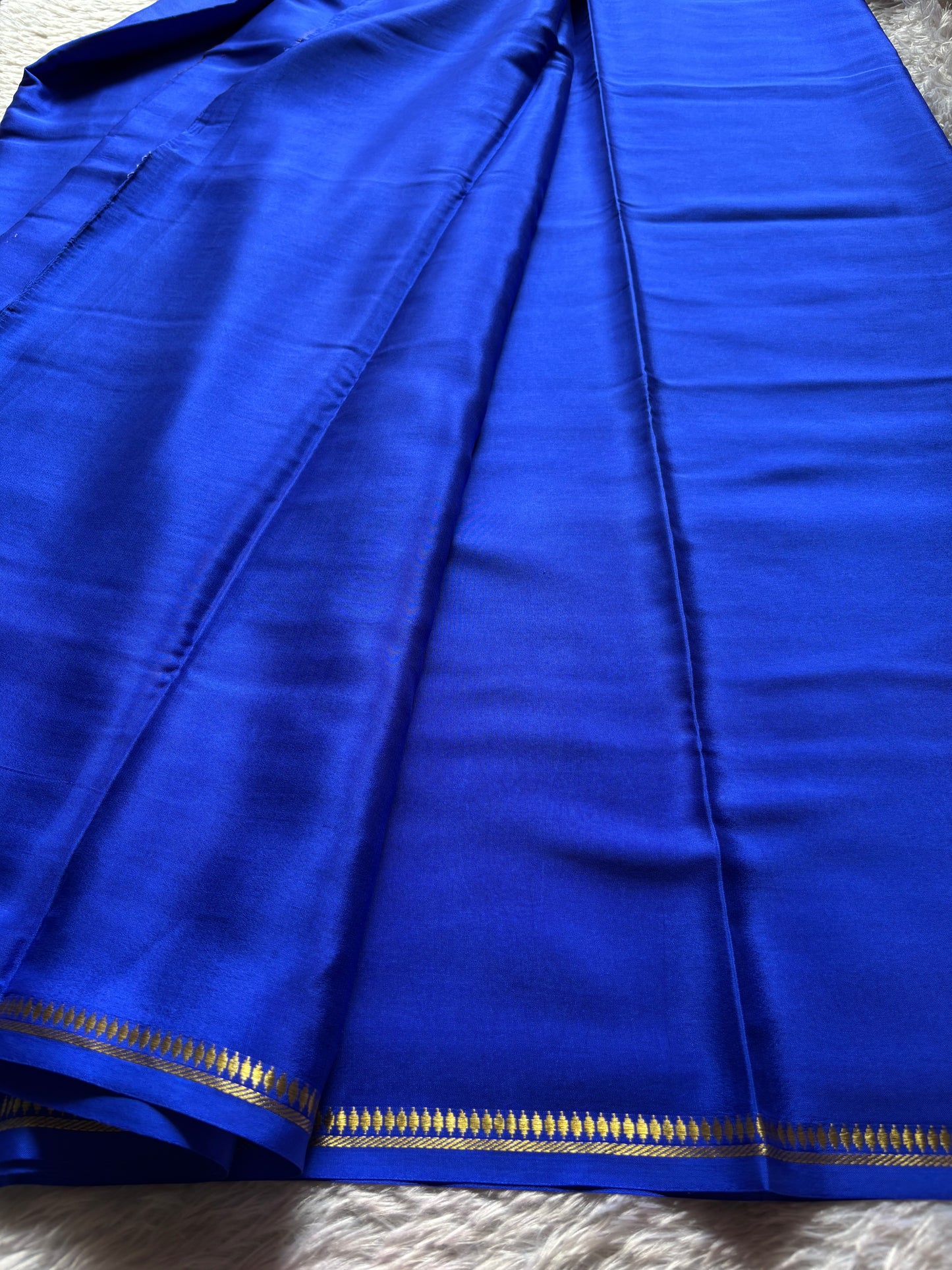 Rukmini : Solid Royal blue