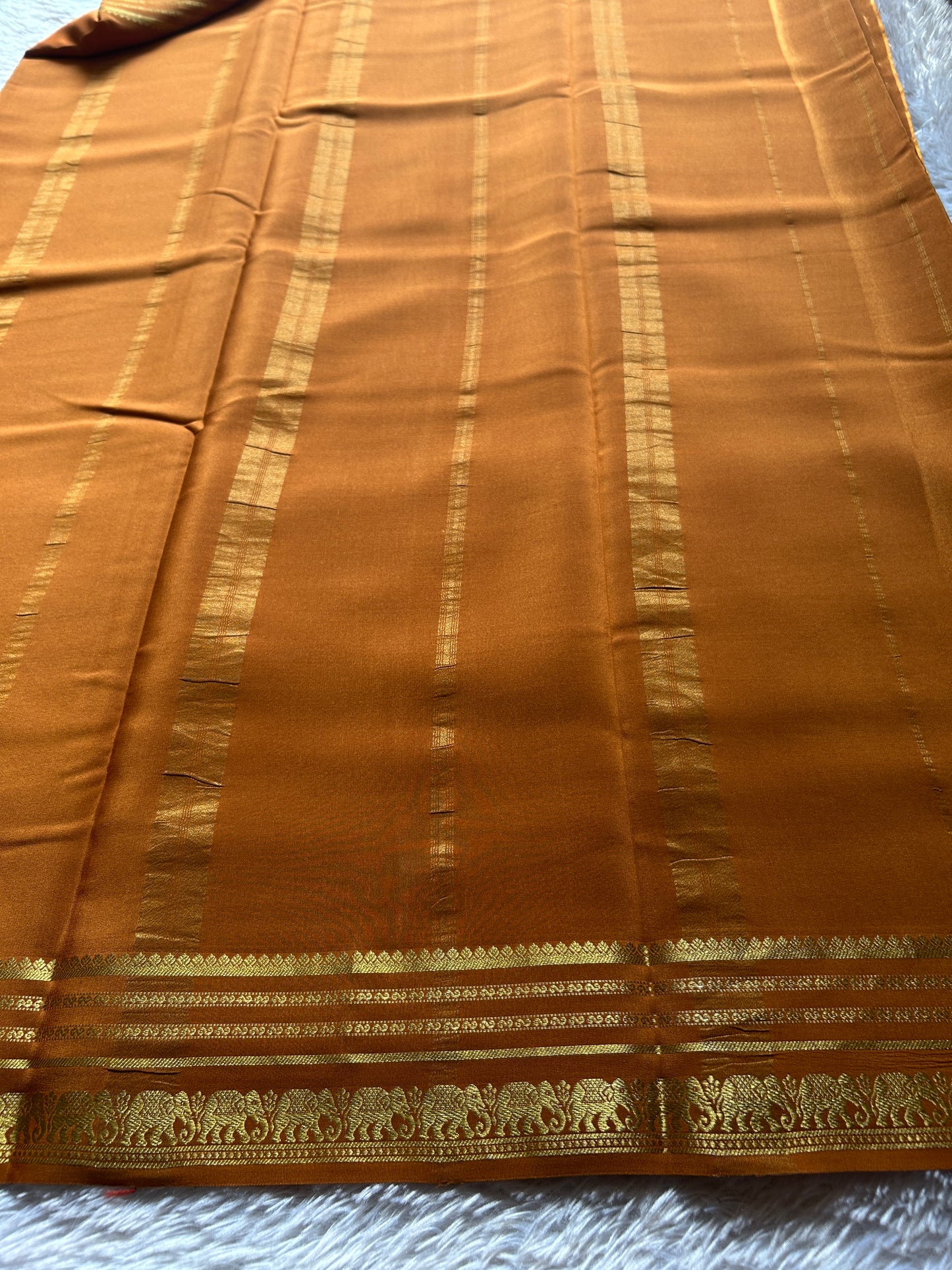 Eshwari : Solid Mustard yellow