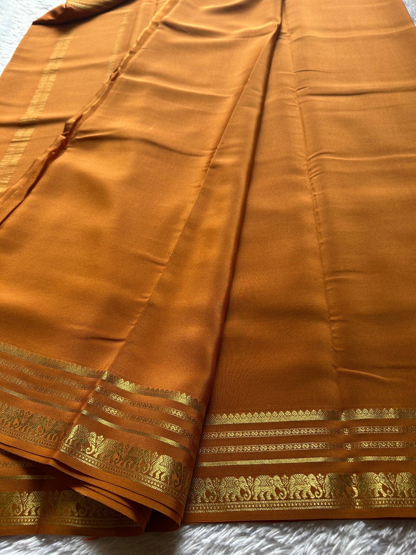 Eshwari : Solid Mustard yellow