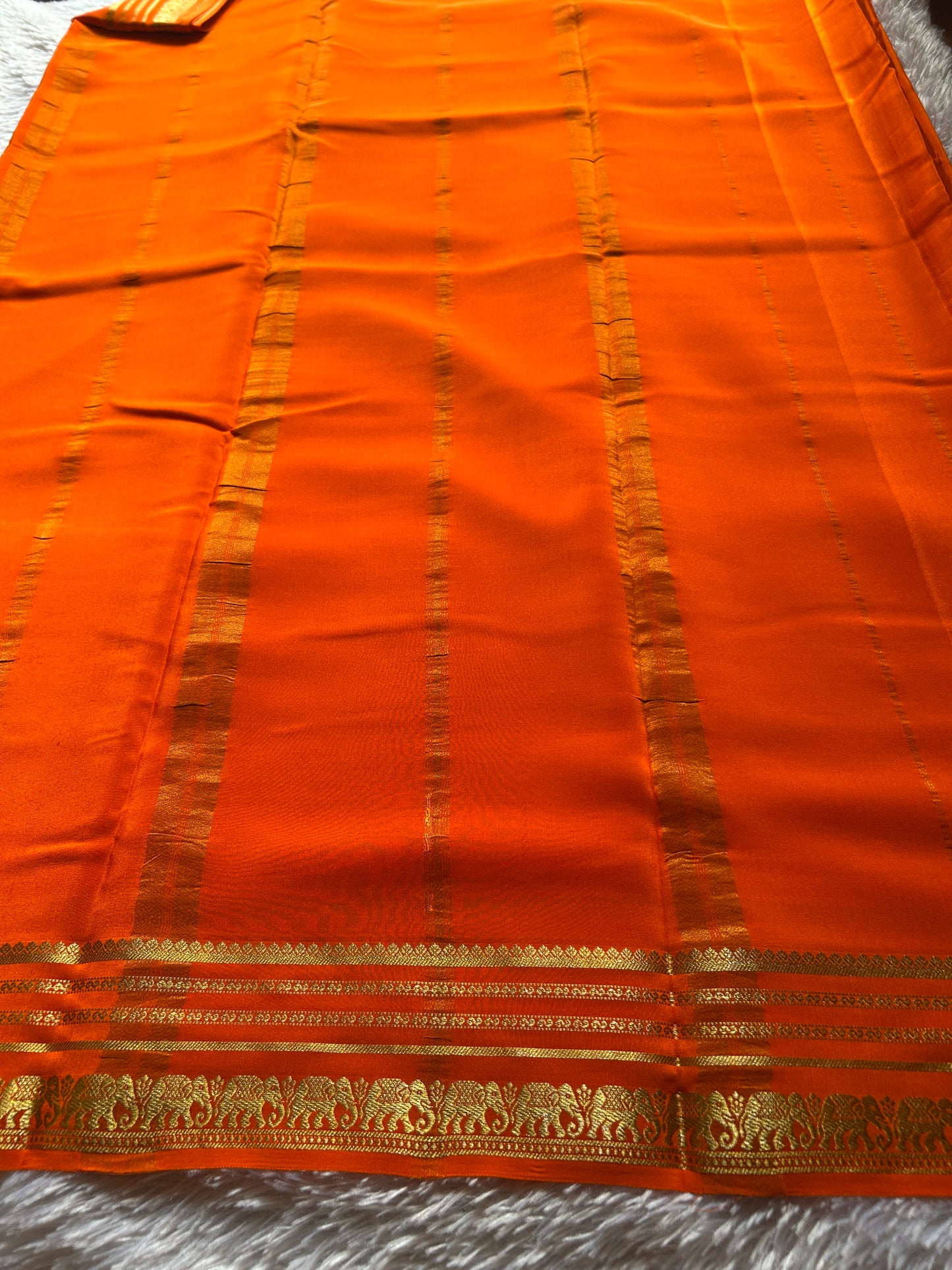 Eshwari : Solid Orange