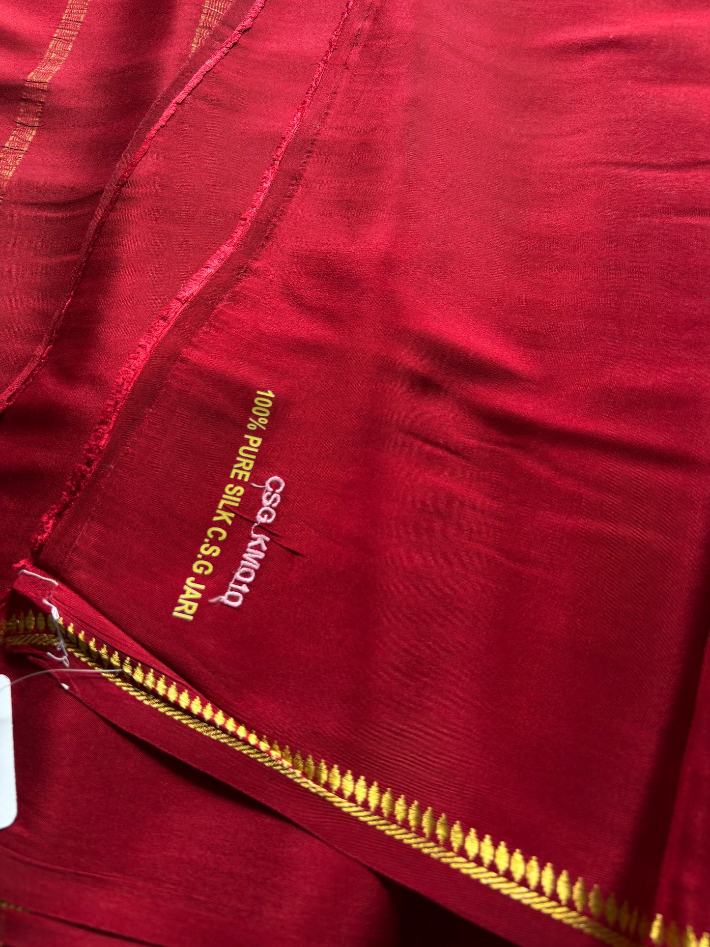 Rukmini : Solid Dark red