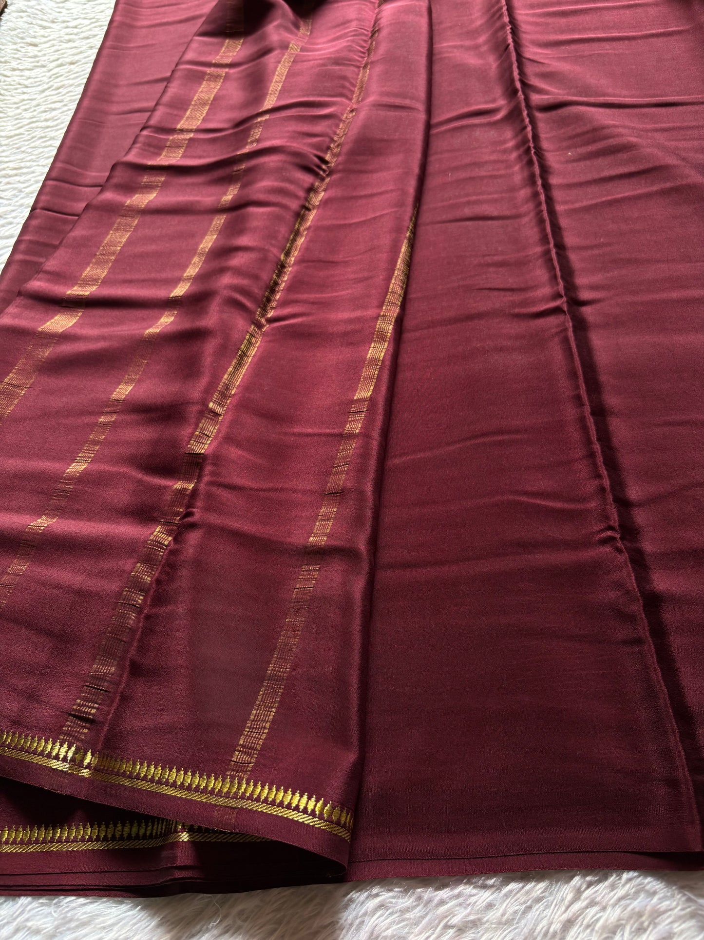 Rukmini : Solid Chocolate brown