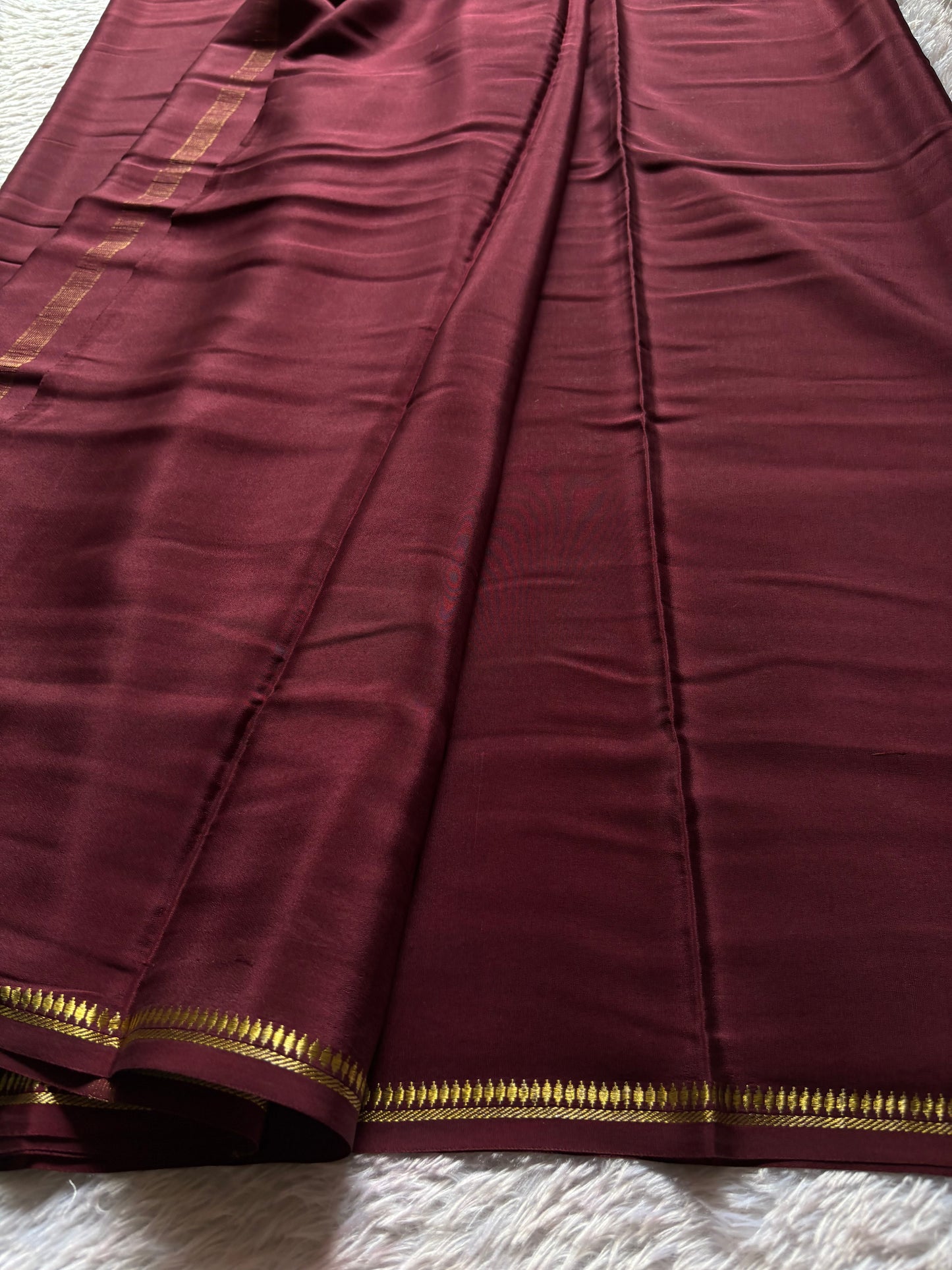 Rukmini : Solid Chocolate brown