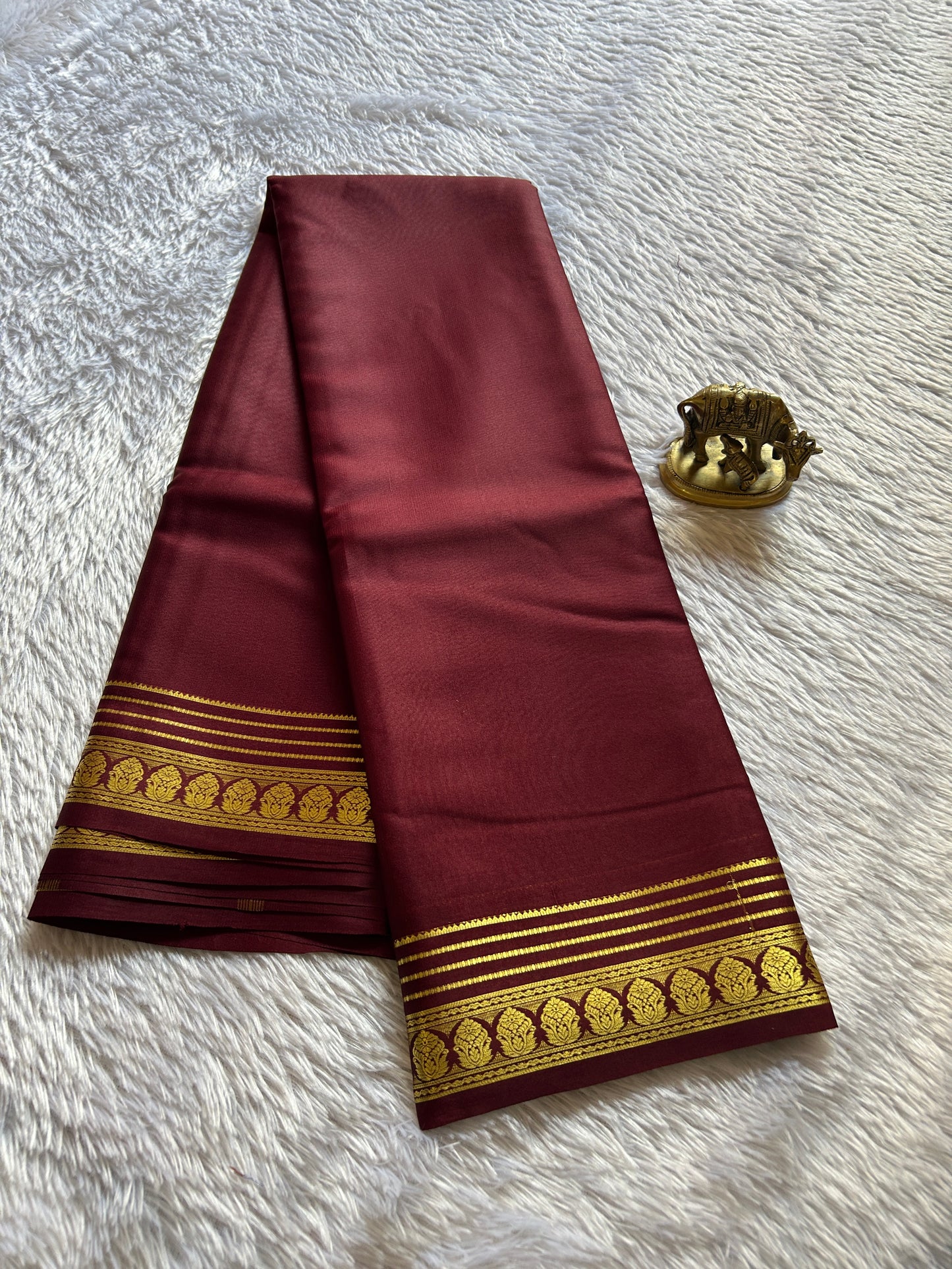 Kalasha : Solid Dark maroon