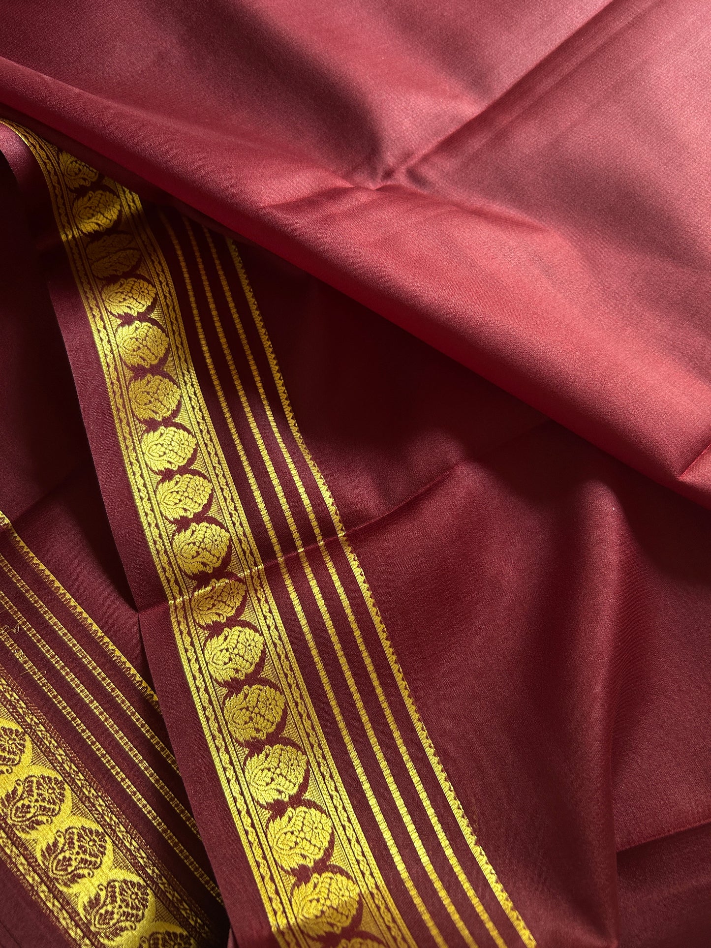 Kalasha : Solid Dark maroon