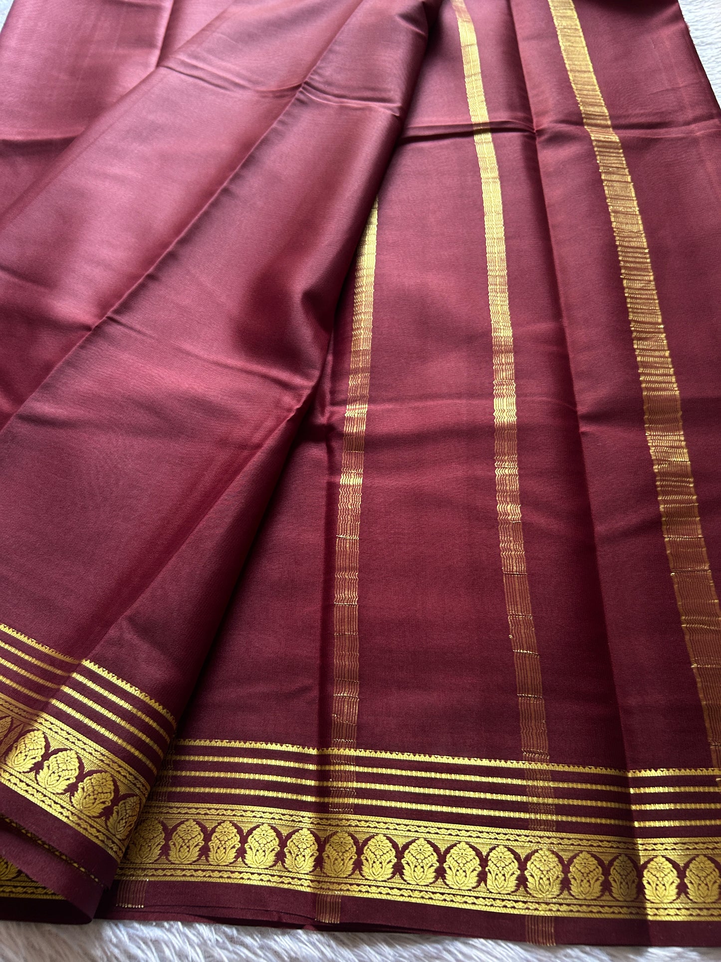 Kalasha : Solid Dark maroon