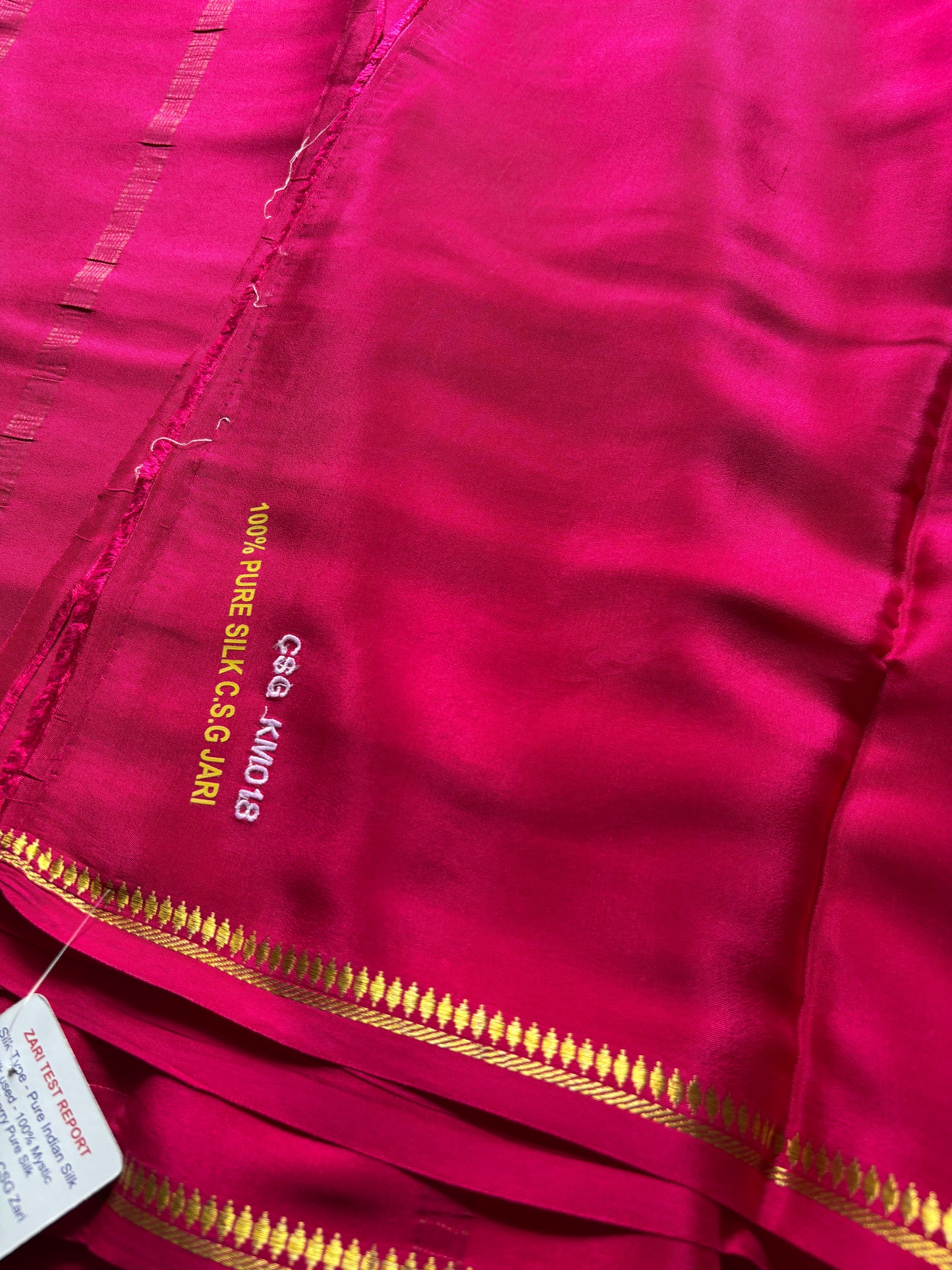 Rukmini : Solid Rani pink