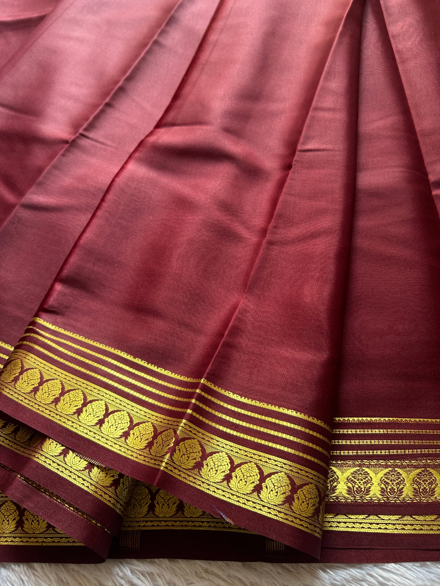 Kalasha : Solid Dark maroon