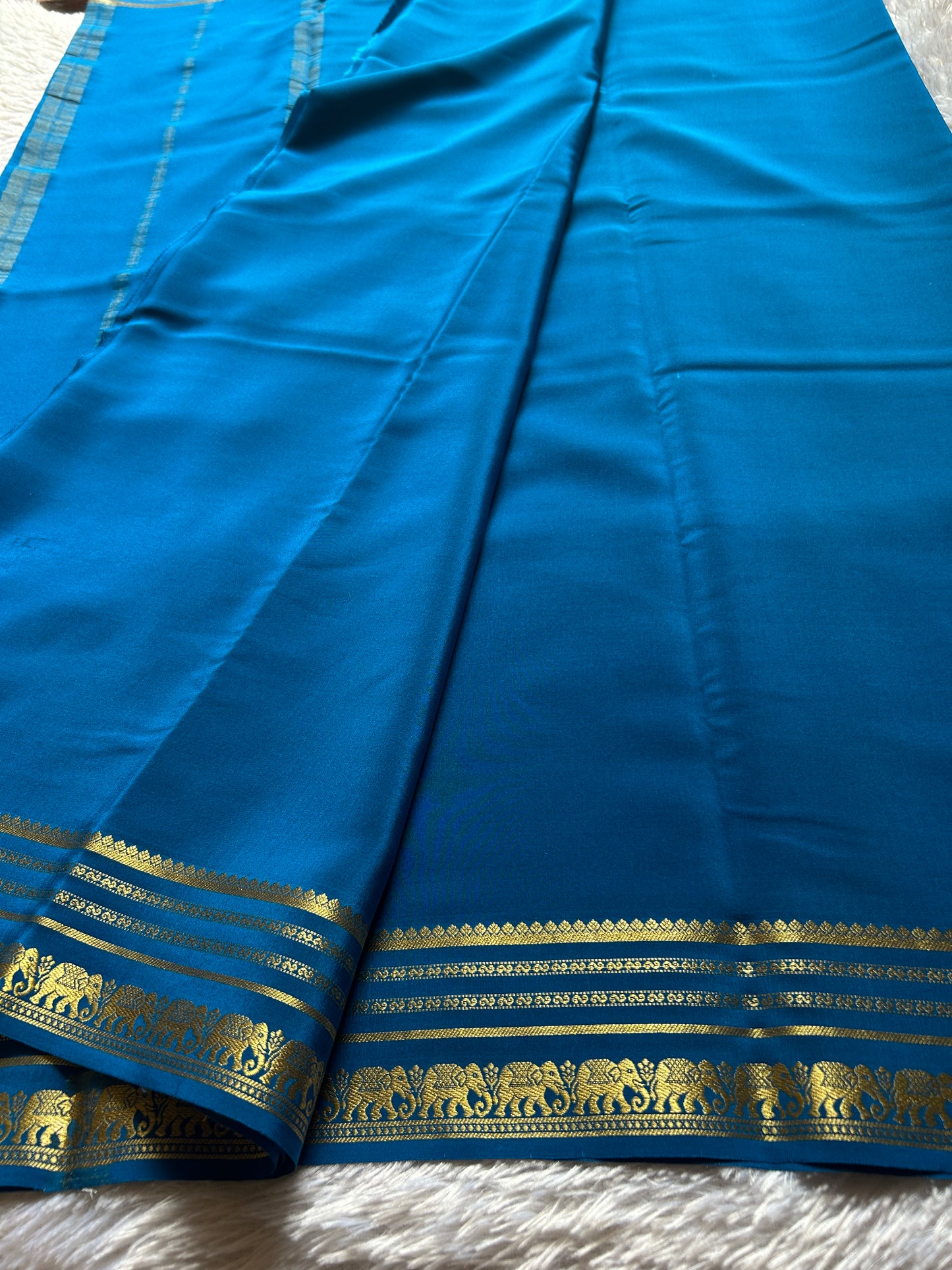Eshwari : Solid Ink blue