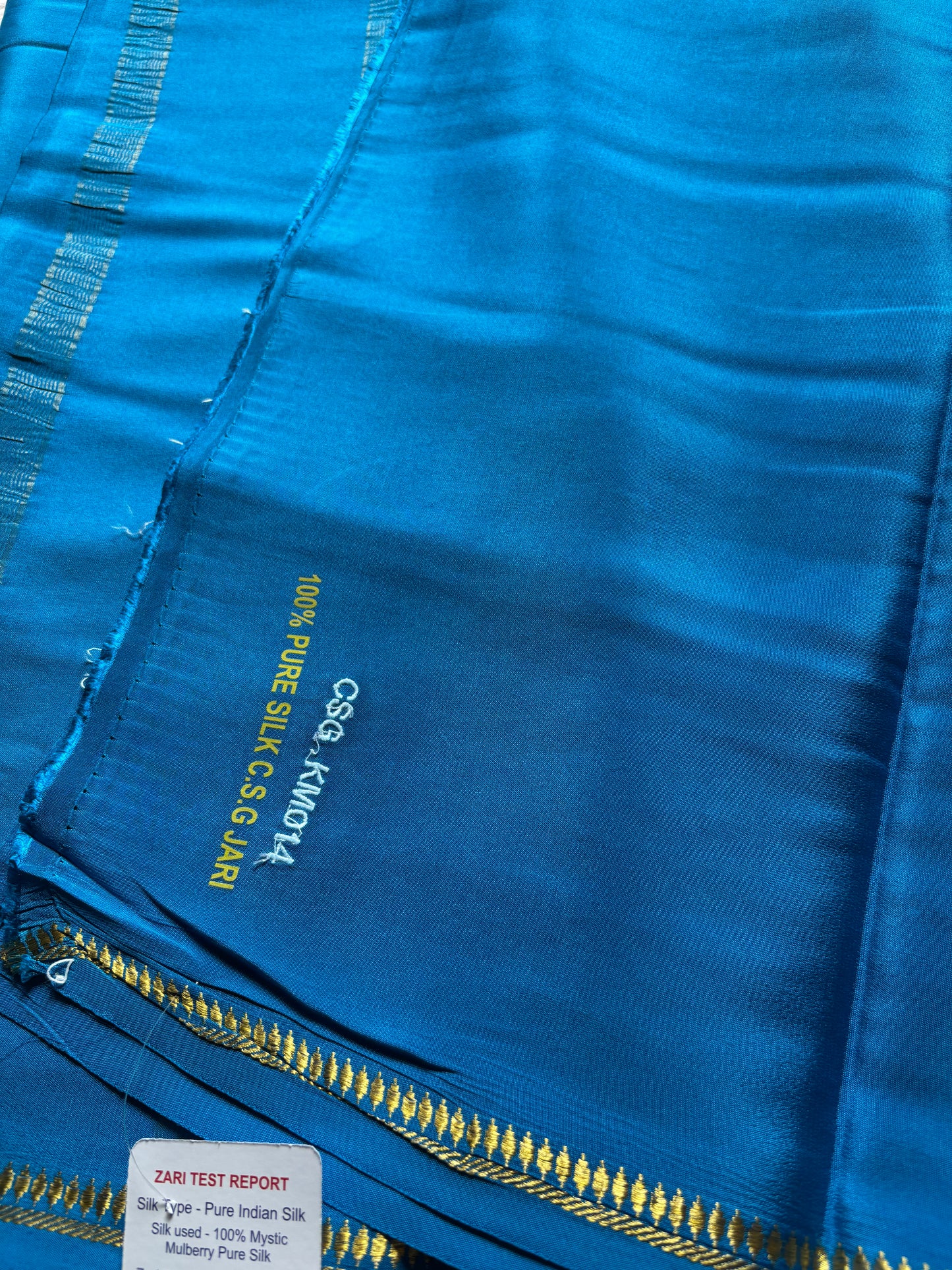 Rukmini : Solid Ananda blue