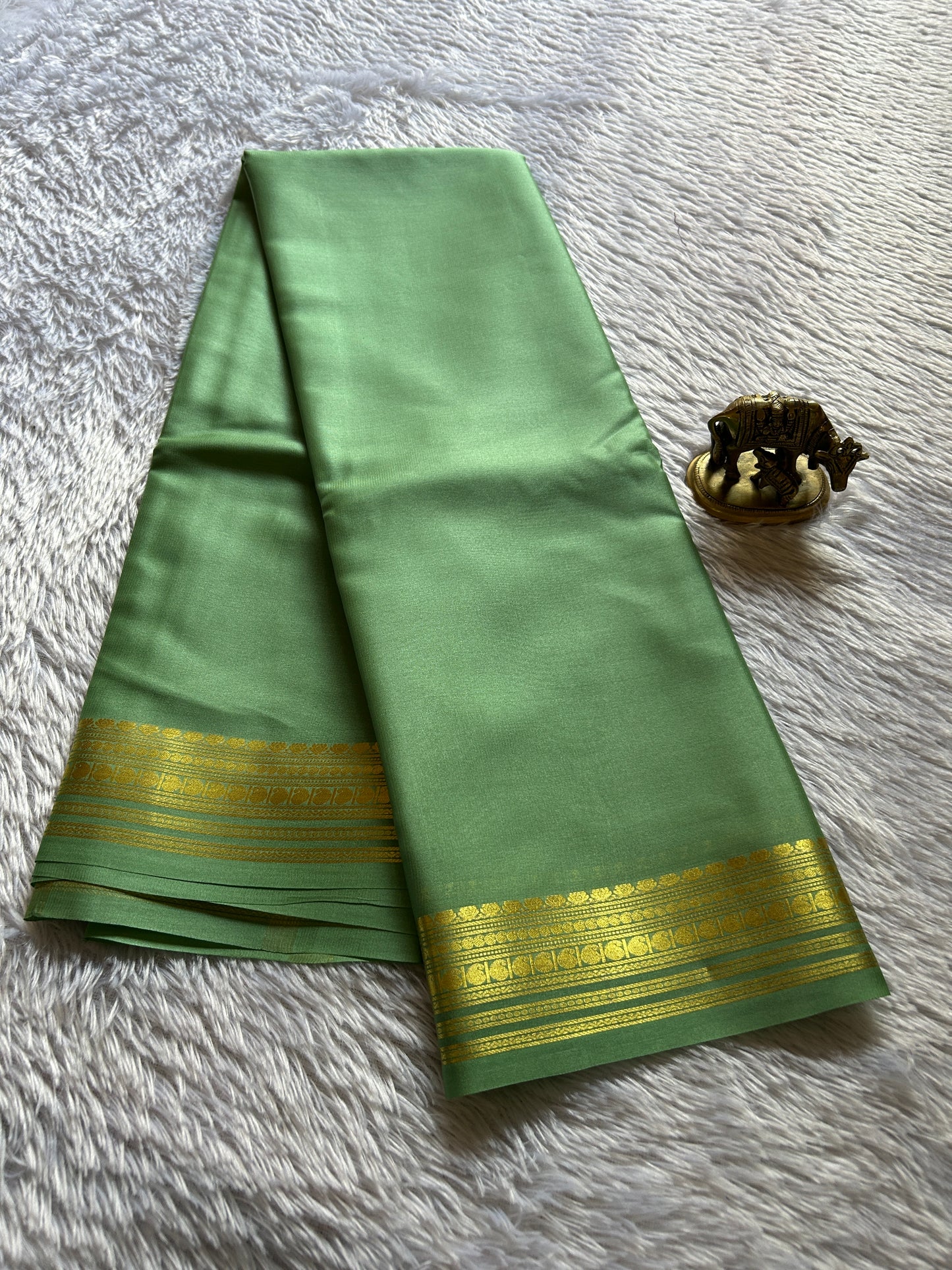 Swara : Solid Mint green