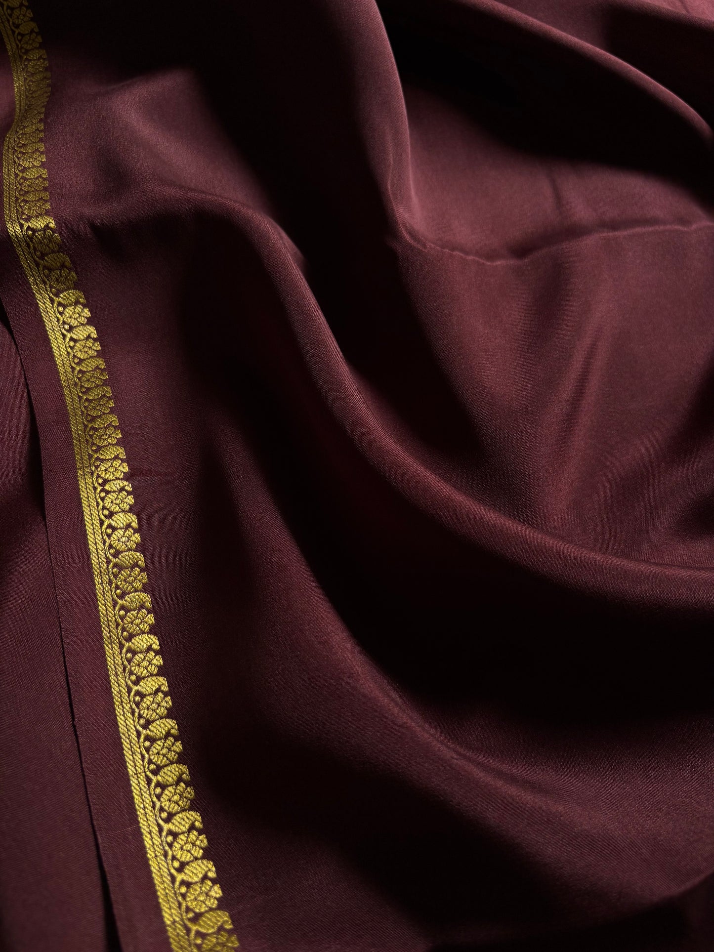 Nitya : Solid Chocolate brown