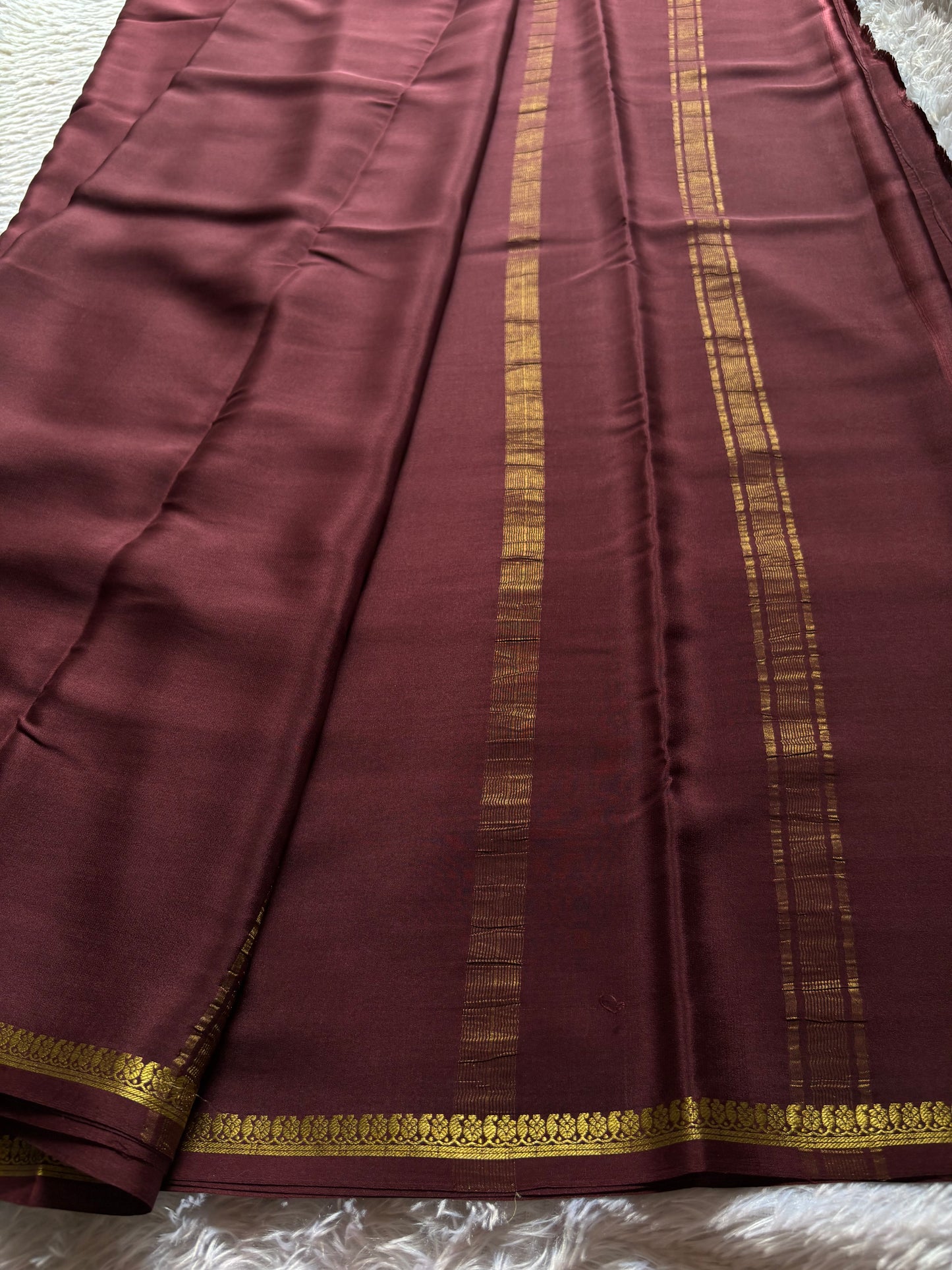 Nitya : Solid Chocolate brown